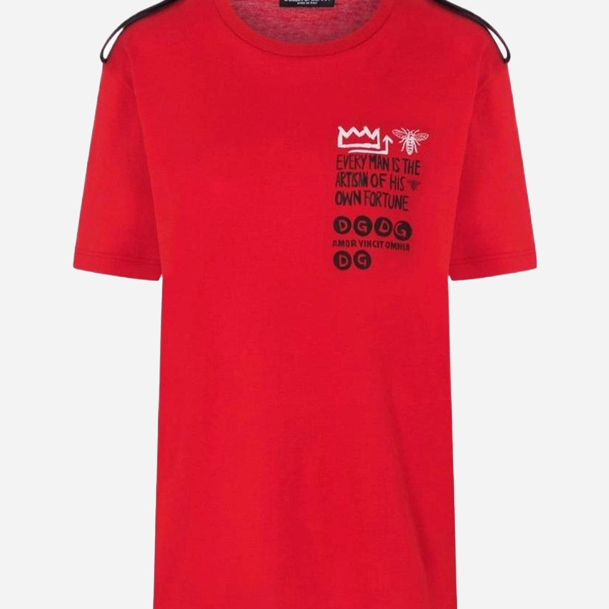 Dolce & Gabbana Epaulette Jersey T-Shirt | Sendegaro