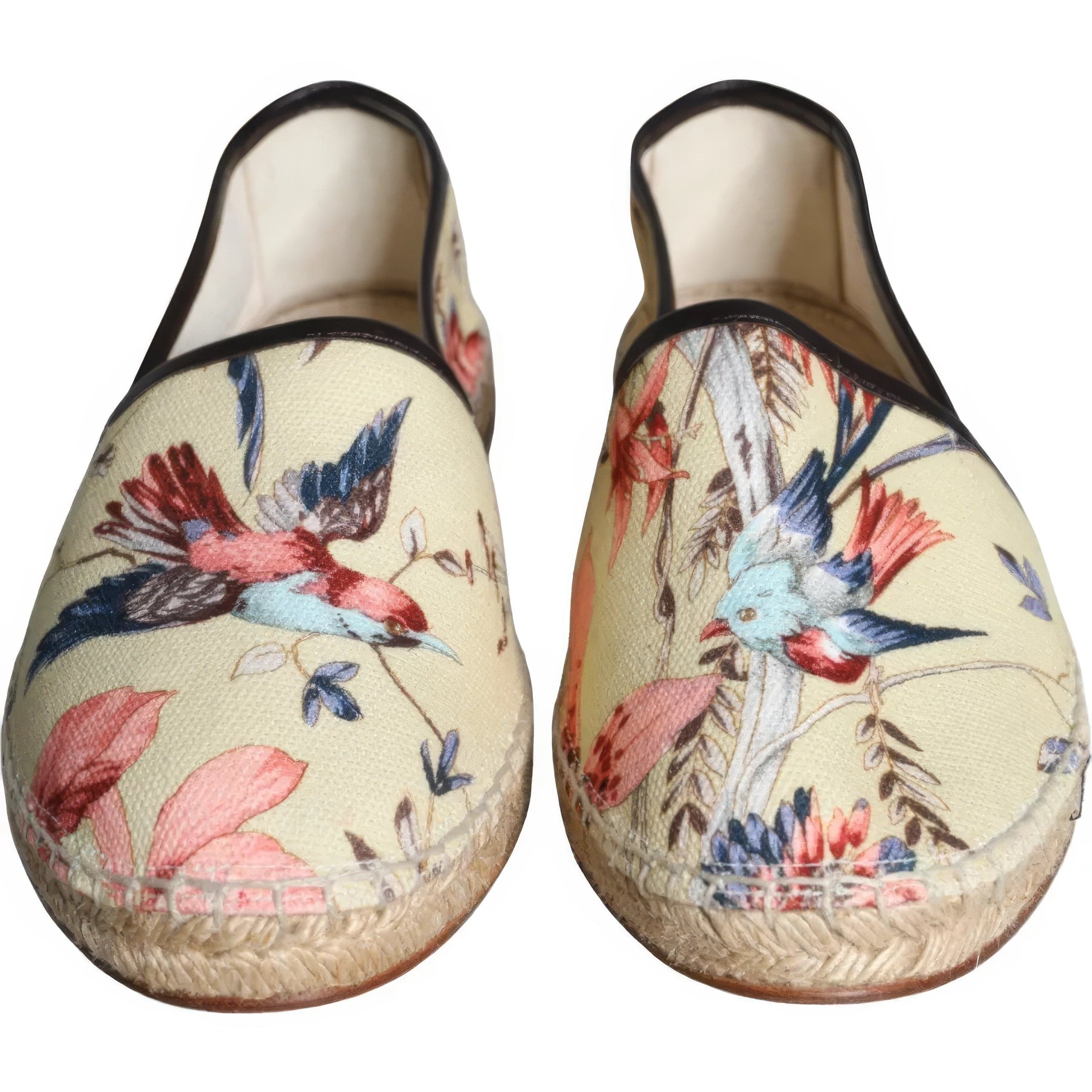 Dolce & Gabbana Espadrilles With Floral Bird Print