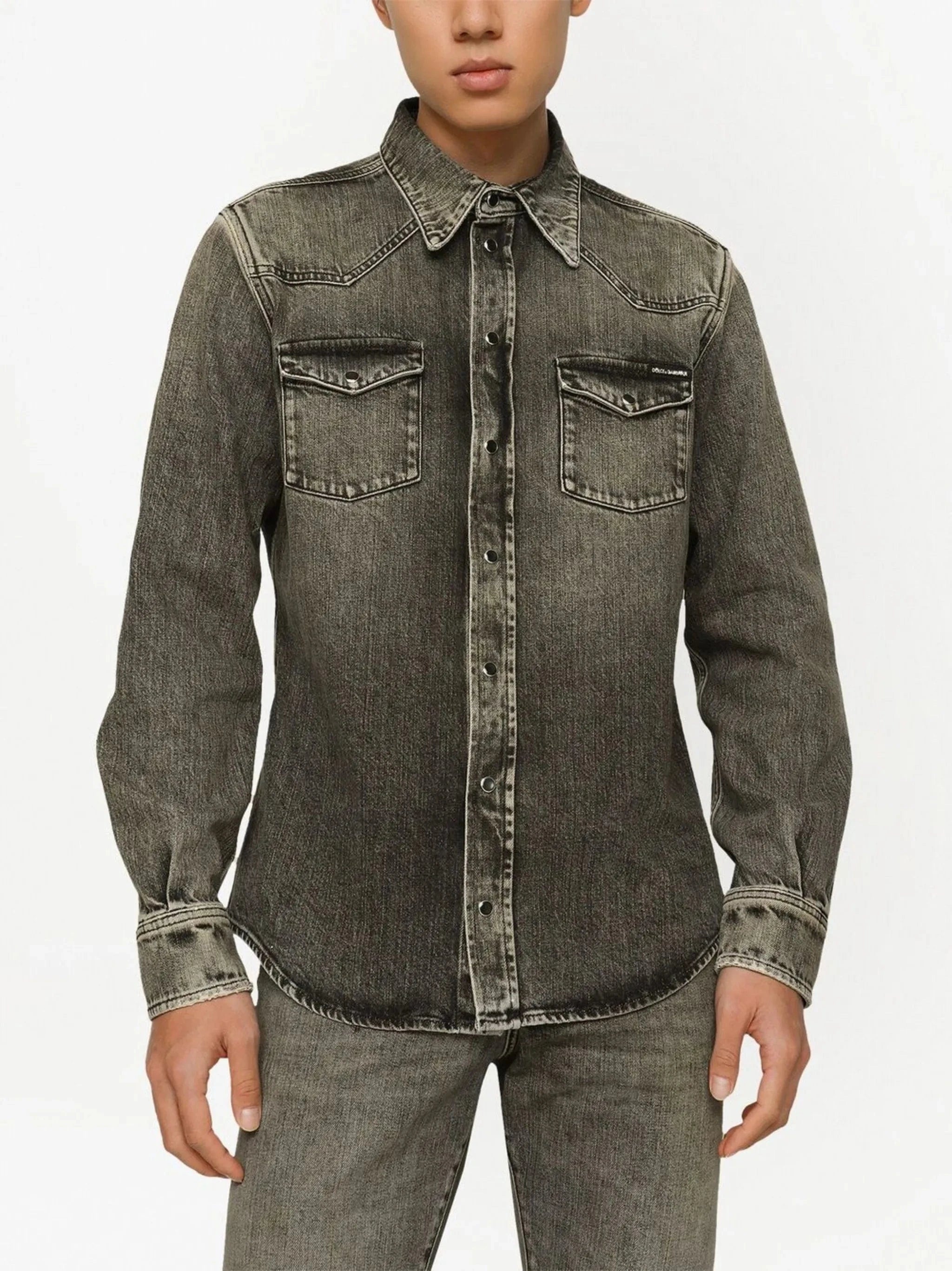Dolce & Gabbana Faded Denim Shirt