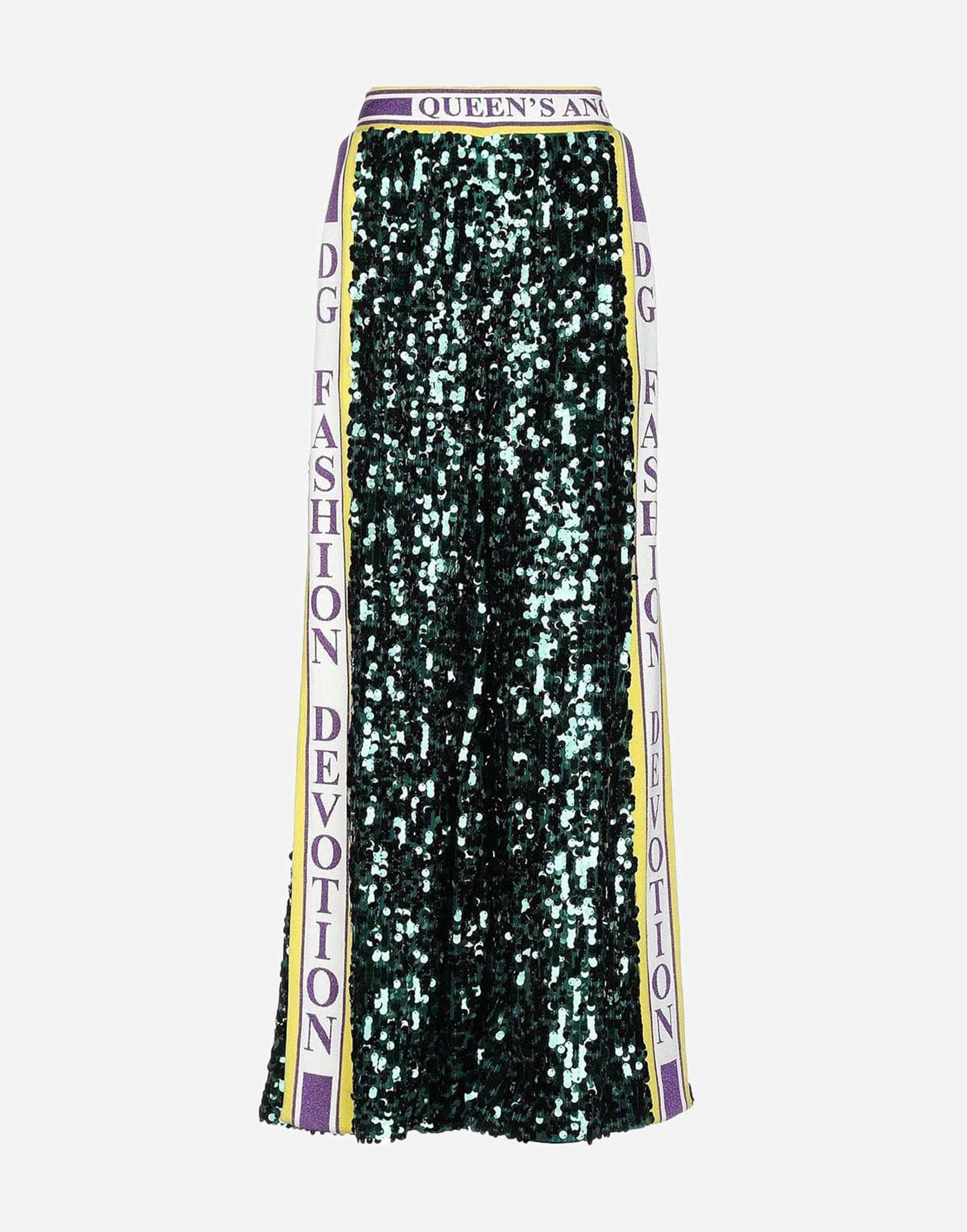 Dolce & Gabbana Fashion Devotion Sequined Trousers
