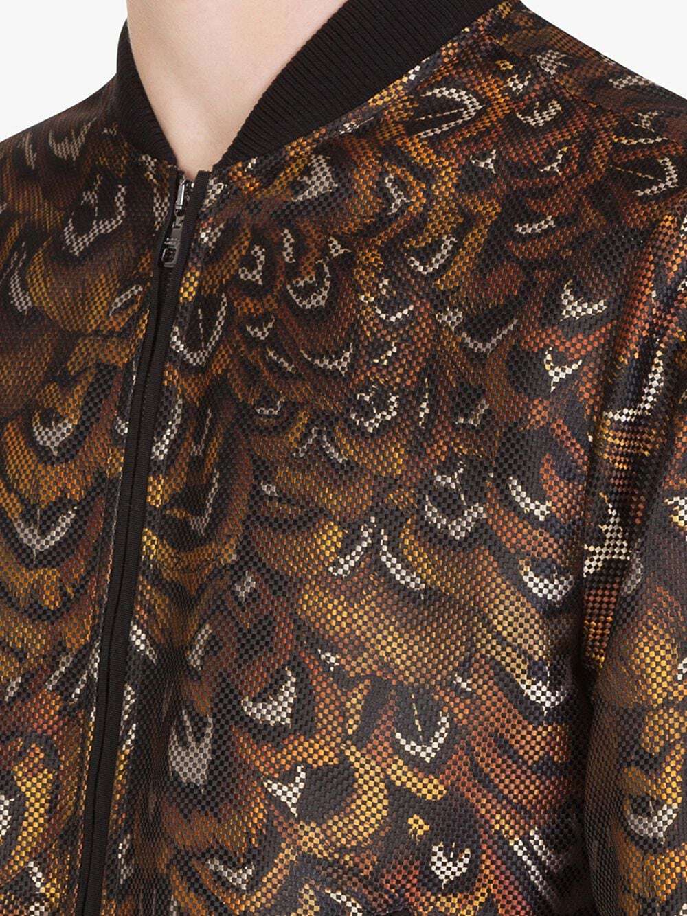 Dolce & Gabbana Feather-Print Bomber Jacket