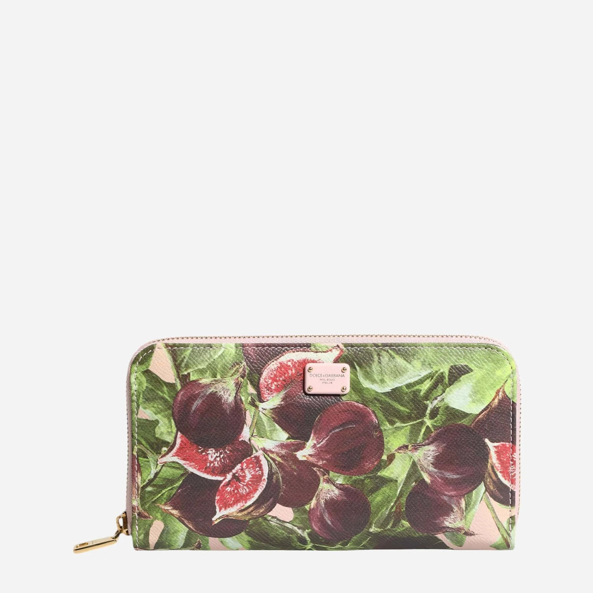 Dolce & Gabbana Fig-Print Continental Wallet | Sendegaro IT