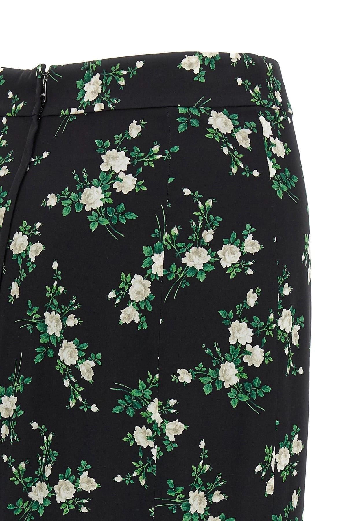 Dolce & Gabbana Dolce & Gabbana Fiorellini Silk Midi Skirt