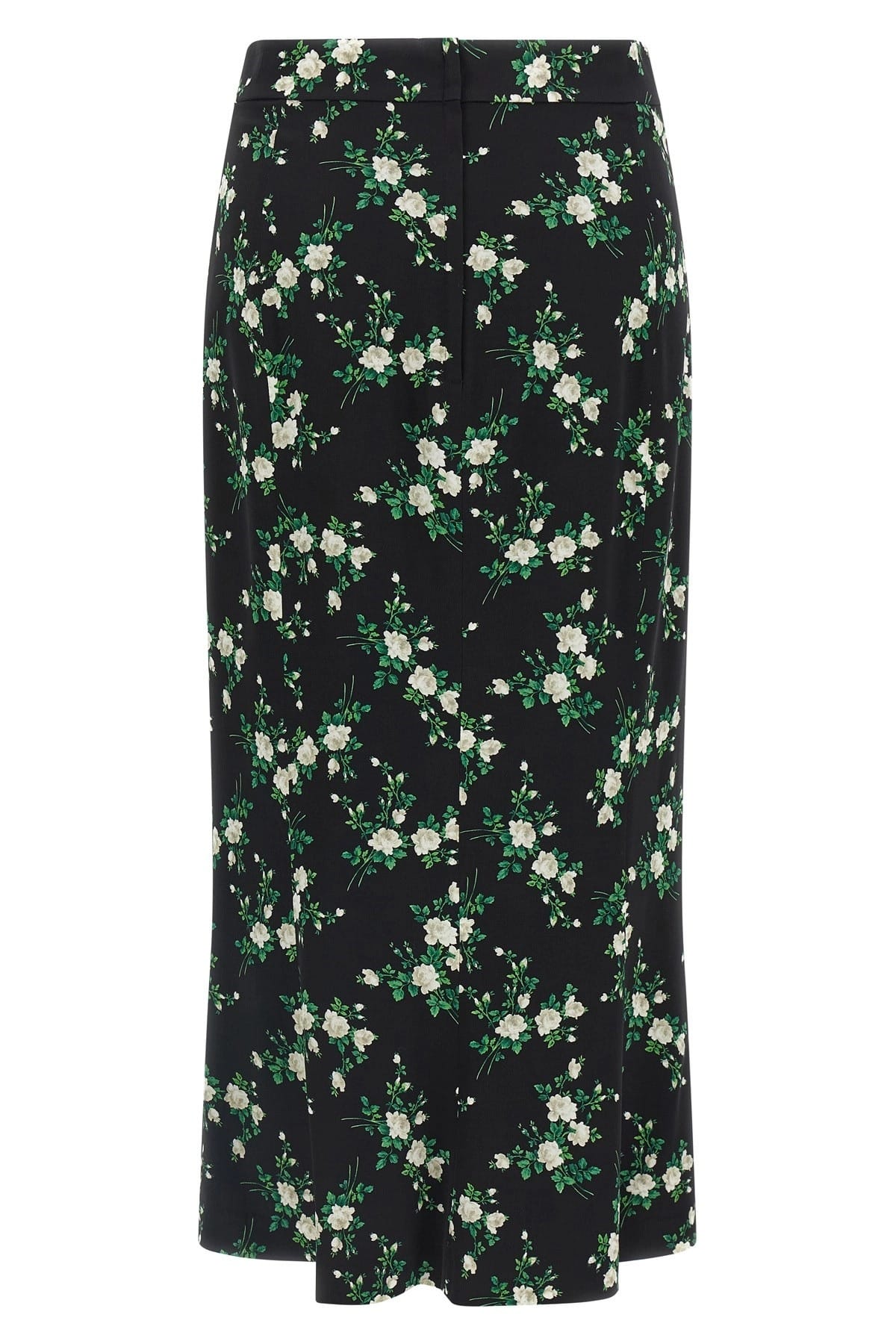 Dolce & Gabbana Dolce & Gabbana Fiorellini Silk Midi Skirt