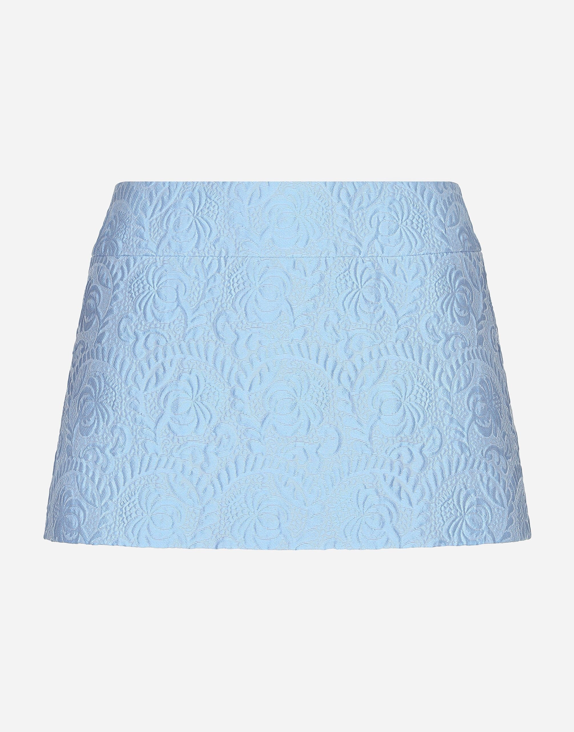 Dolce & Gabbana Fitted Jacquard Mini Skirt