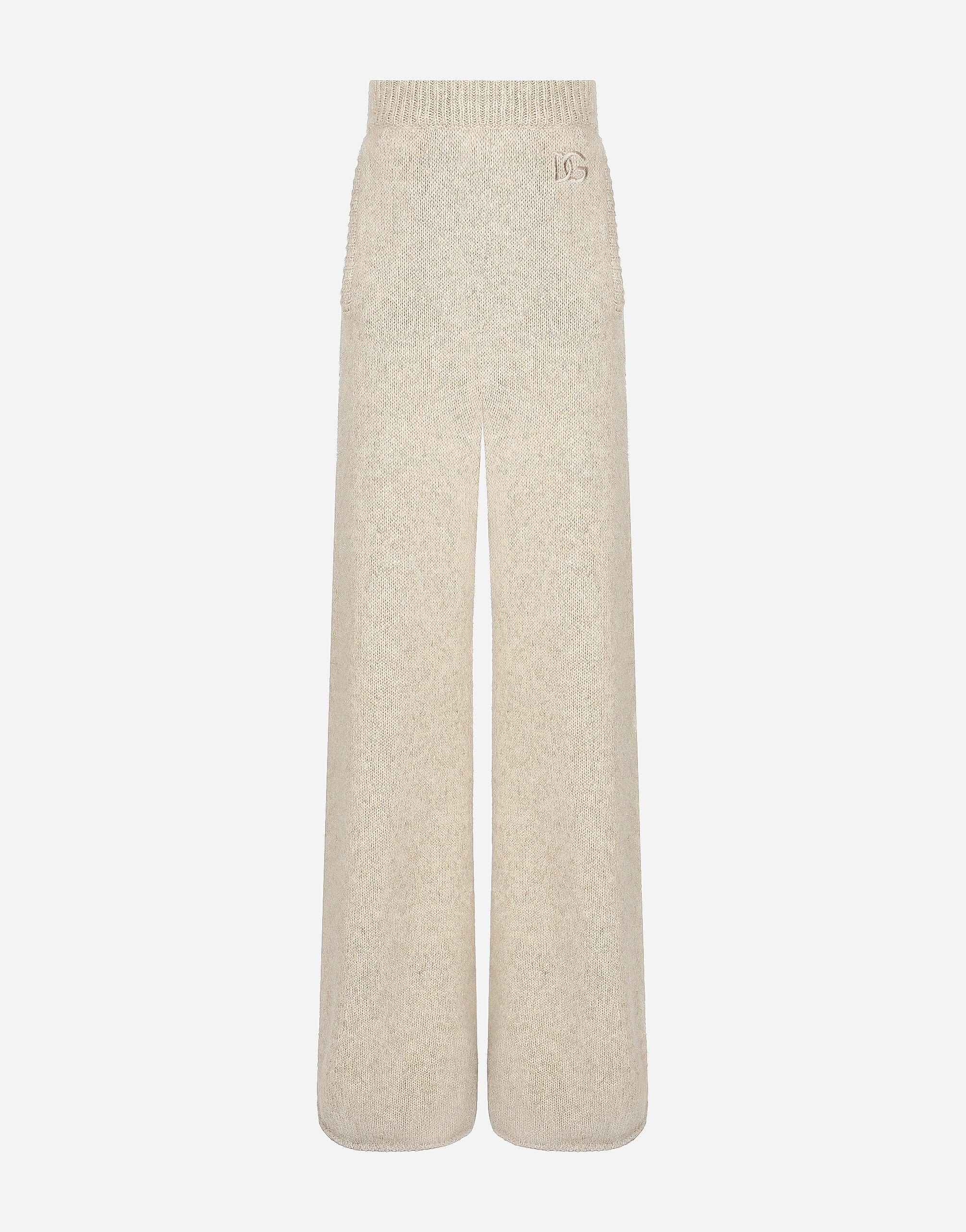 Dolce & Gabbana Flared Llama Wool Pants