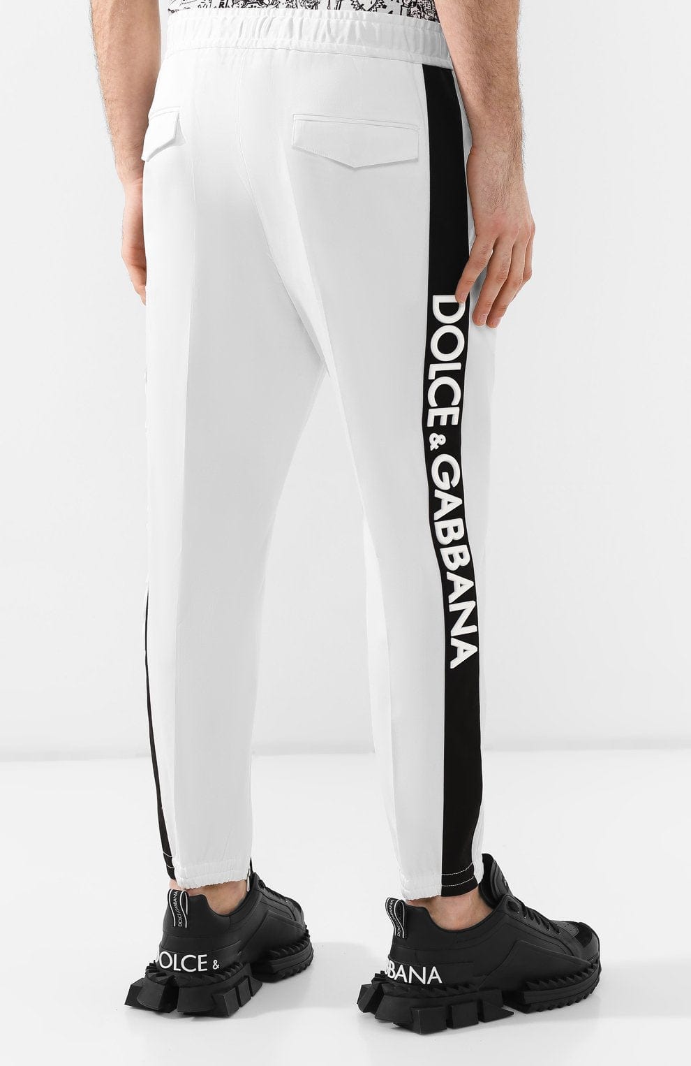 Dolce & Gabbana Flared Logo Jogging Pants