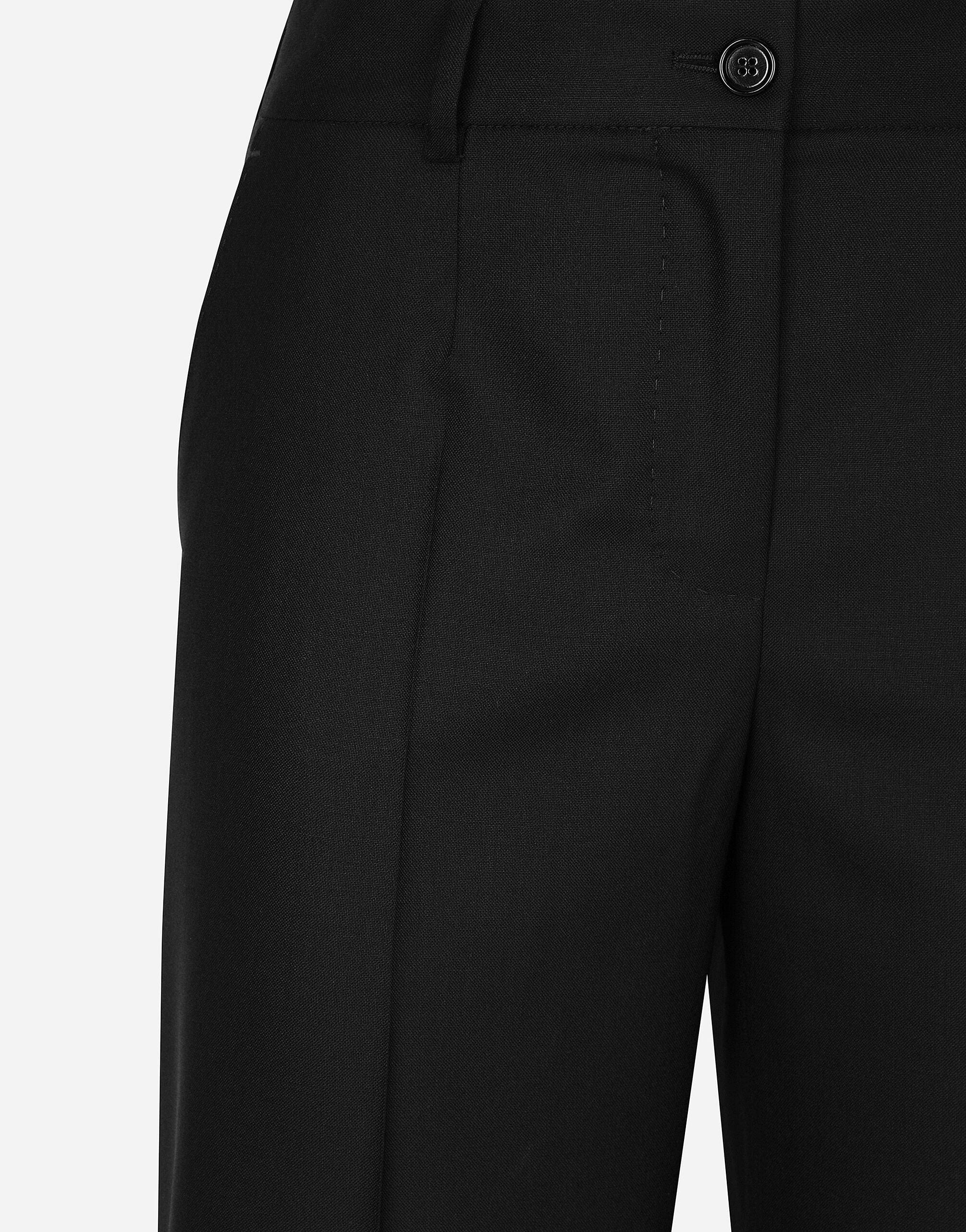 Dolce & Gabbana Flared Virgin-Wool Pants