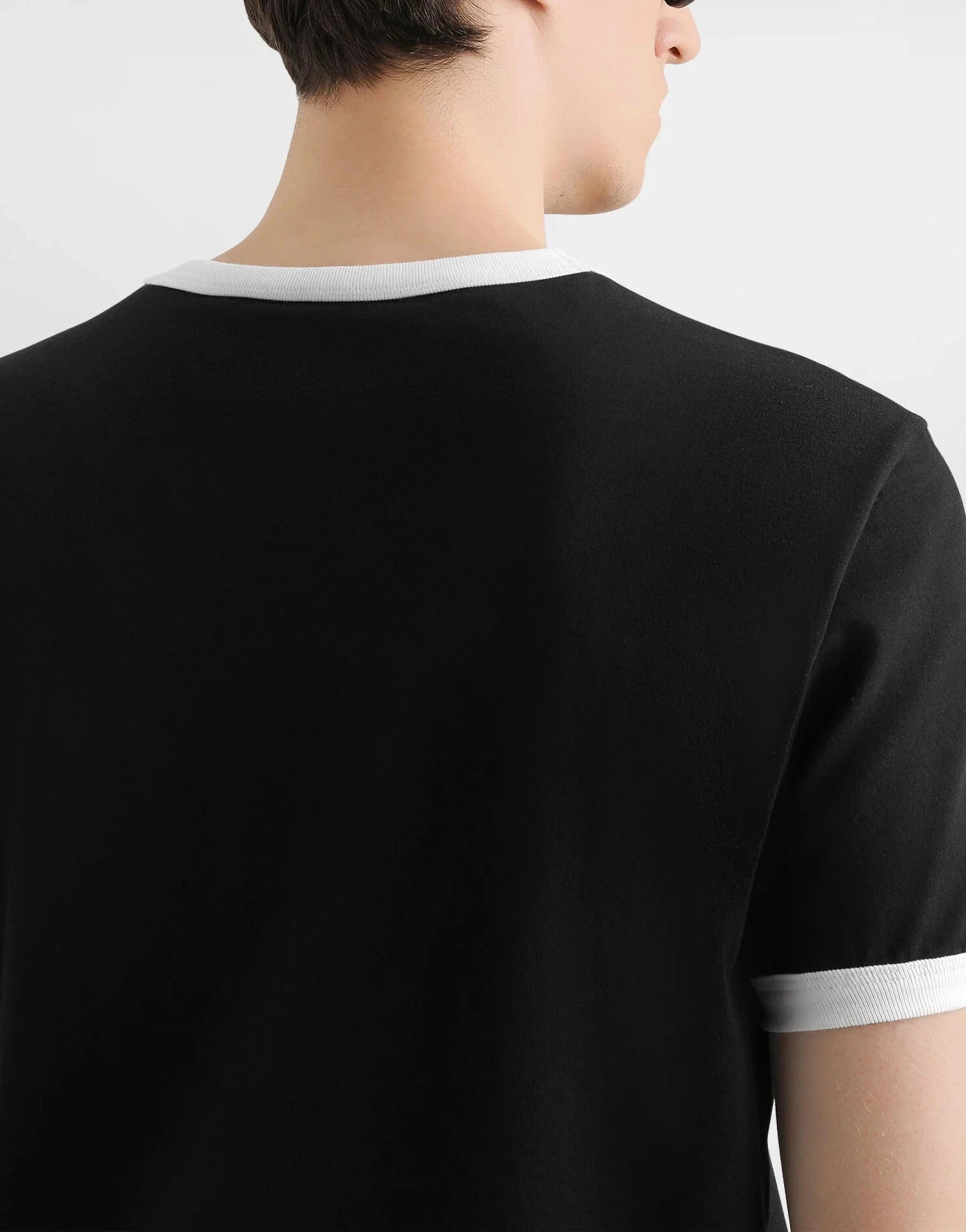 Dolce & Gabbana Flock Print Cotton T-Shirt