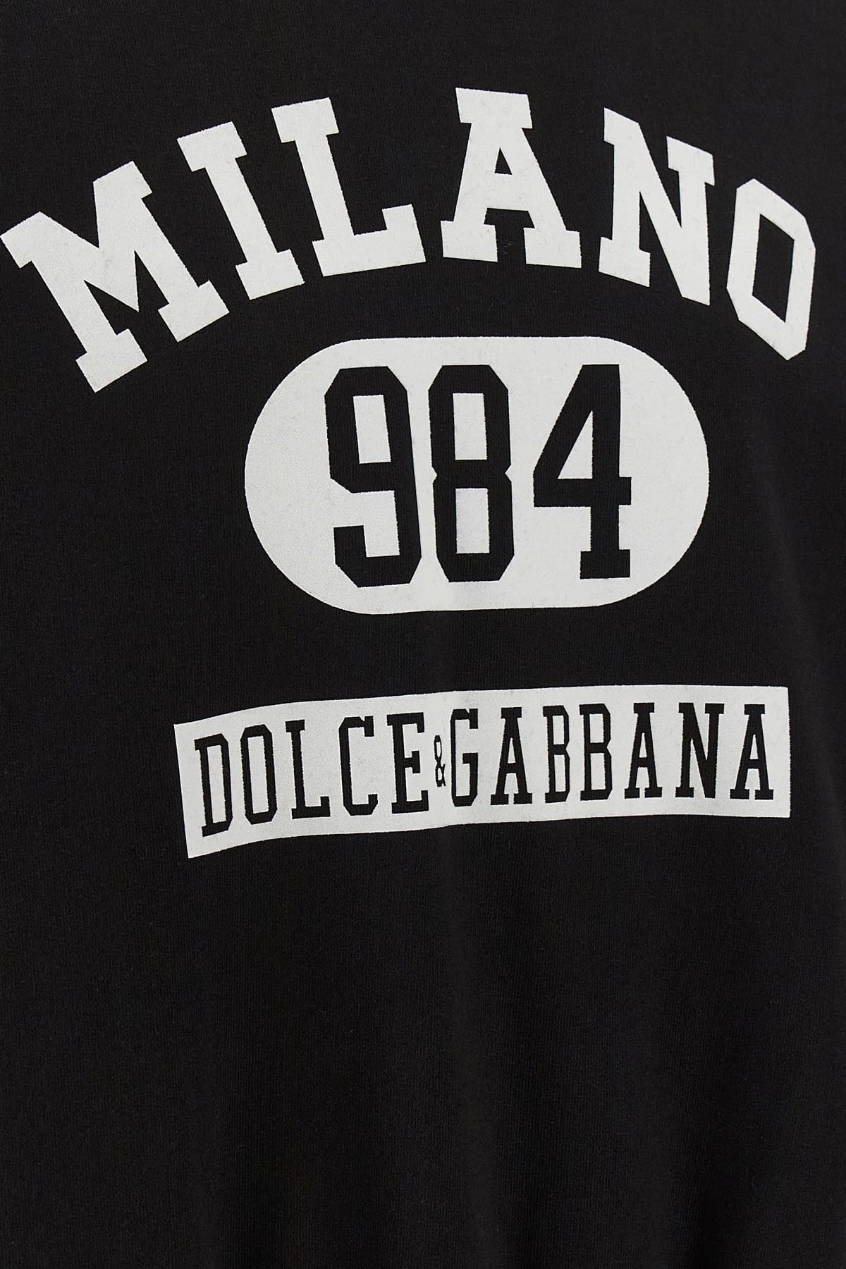 Dolce & Gabbana Dolce & Gabbana Flocked Print Hoodie