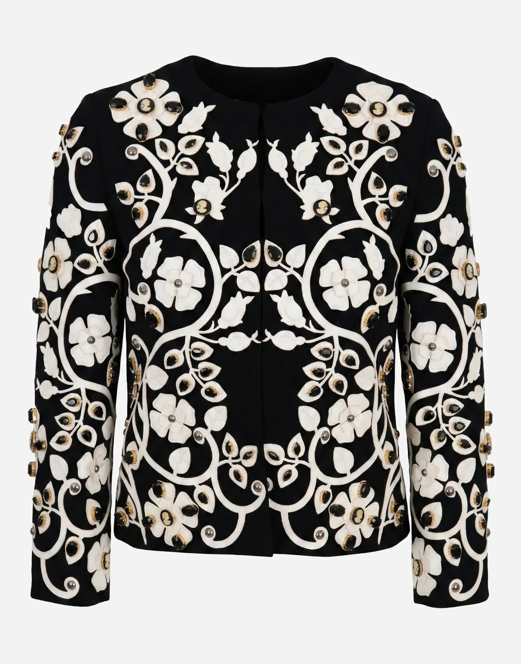 Dolce & Gabbana Floral Appliqué Jacket