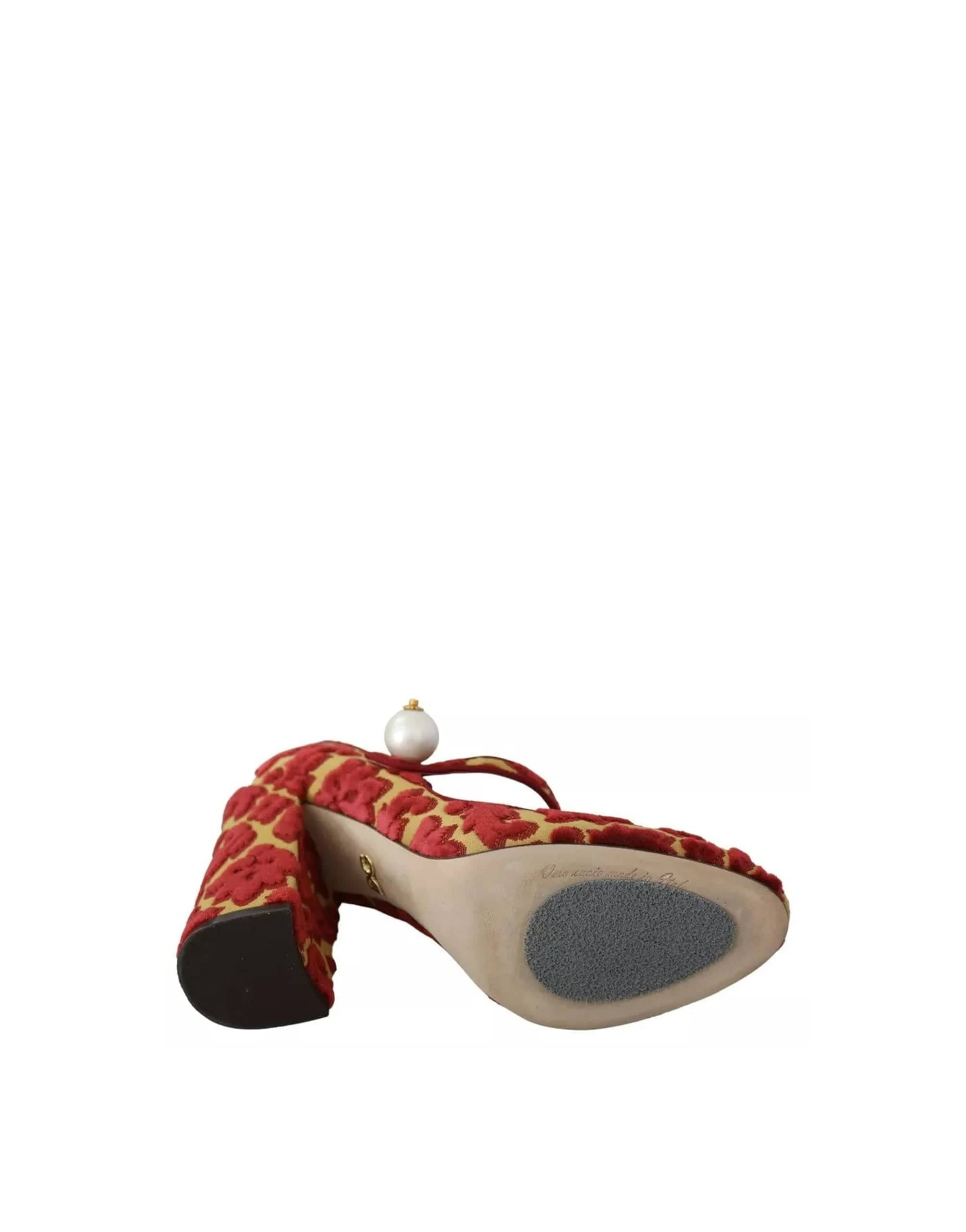 Dolce and Gabbana girl Mary Jane store flower shoes 26