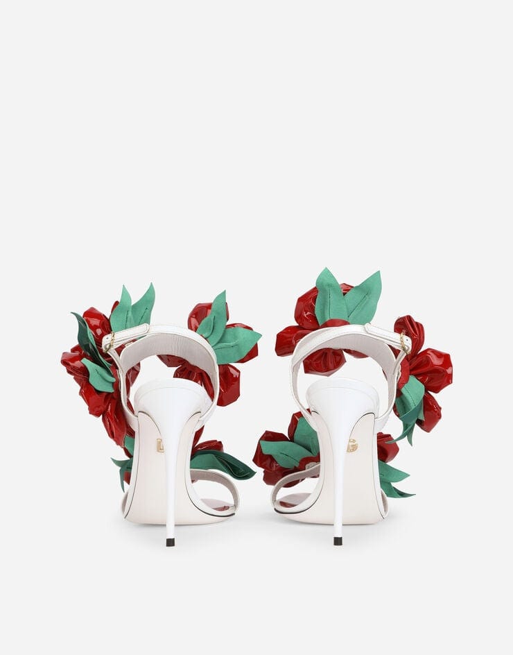 Dolce & Gabbana 花柄の装飾が施されたサンダル | Sendegaro JP