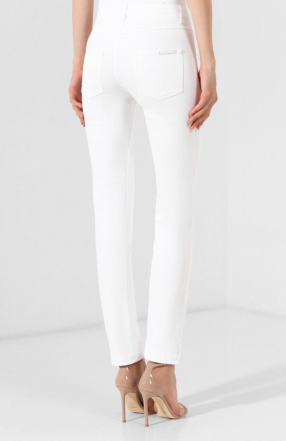 Dolce & Gabbana Floral Embroidered Skinny Jeans