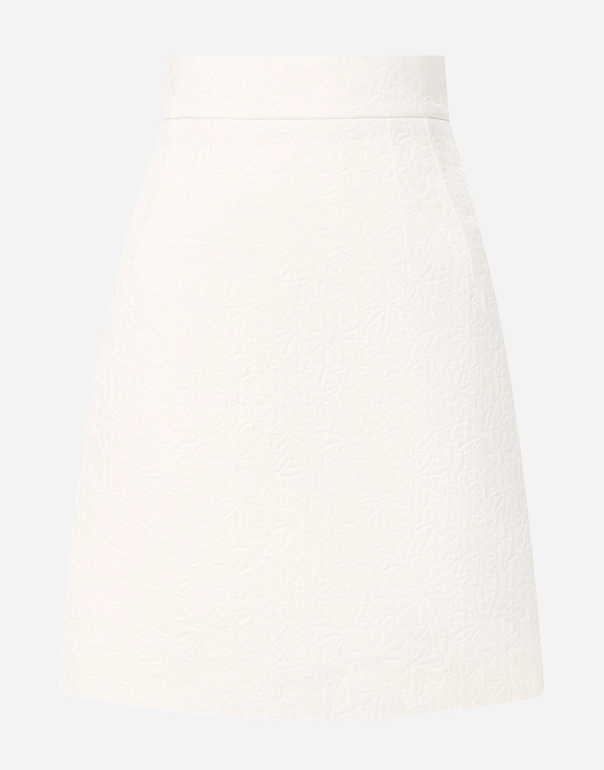 Dolce & Gabbana Floral Jacquard High-Waist Mini Skirt