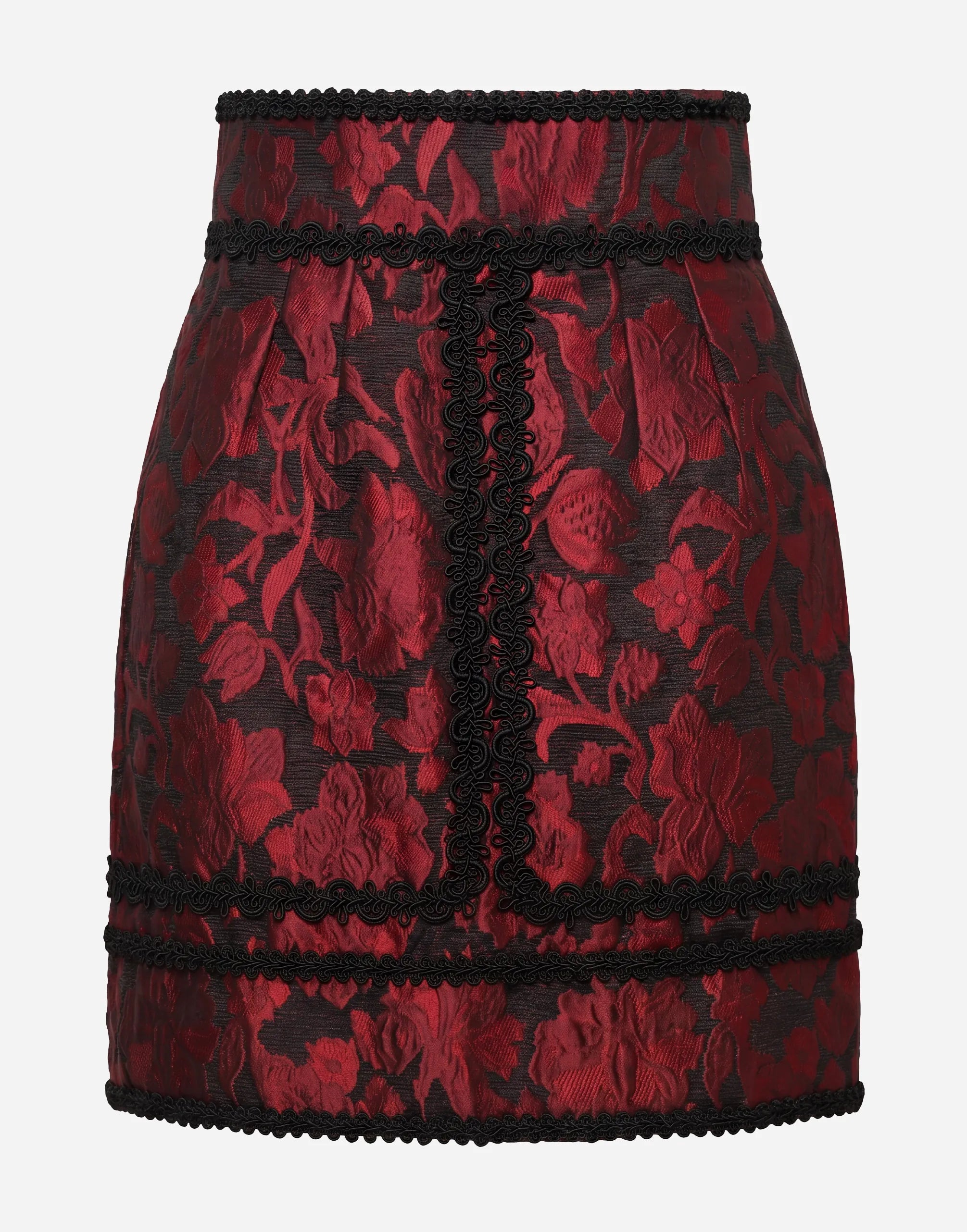 Dolce & Gabbana Dolce & Gabbana Floral Jacquard Lace Mini Skirt