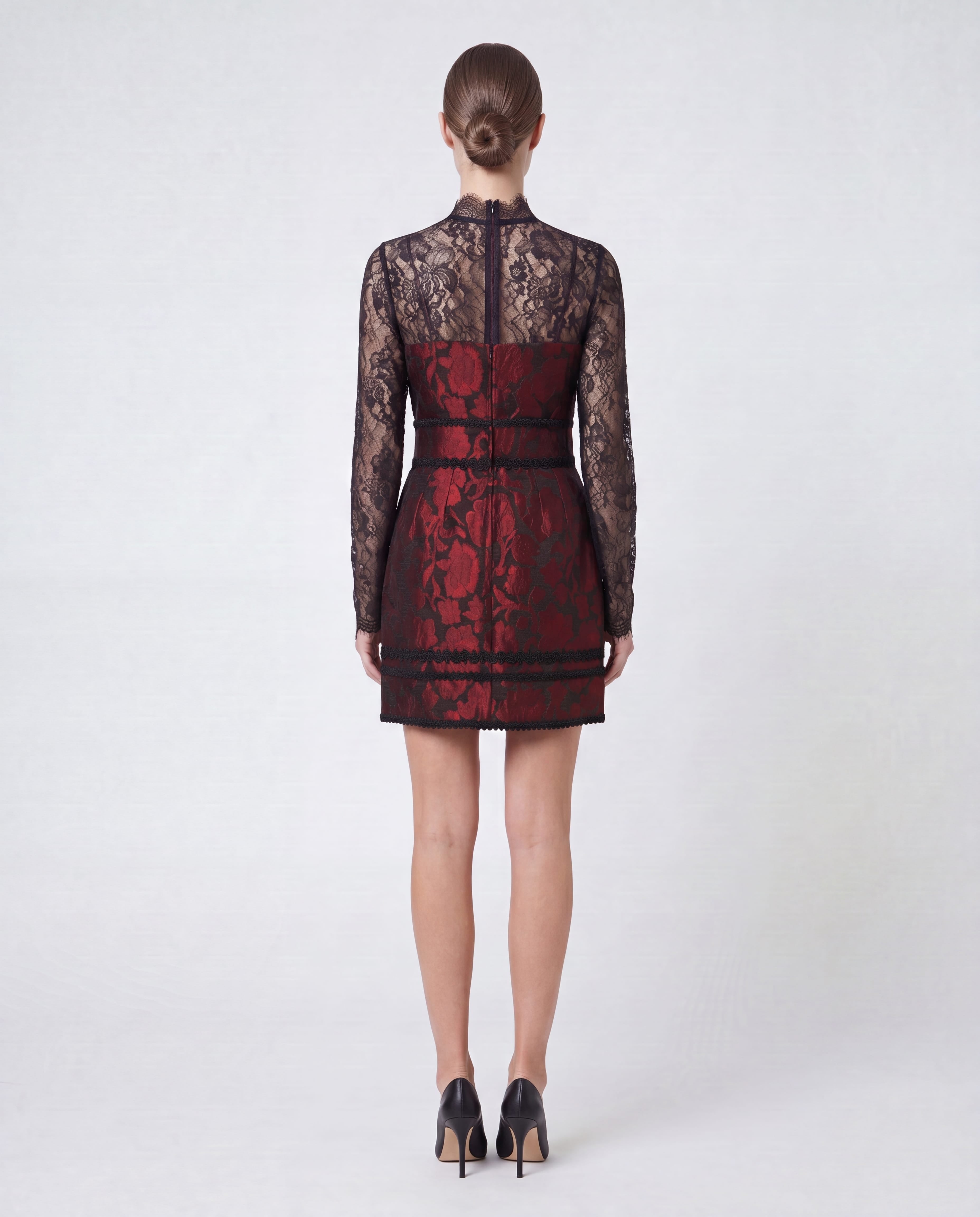 Dolce & Gabbana 花柄スカート 11/12 Dolce & Gabbana 花柄ジャカードレース ミニスカート | Sendegaro JP