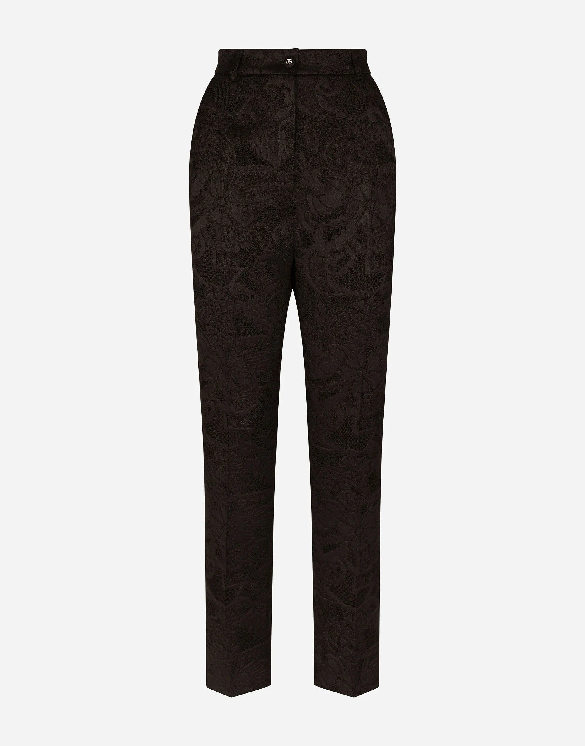 Dolce & Gabbana Floral Jacquard Pants