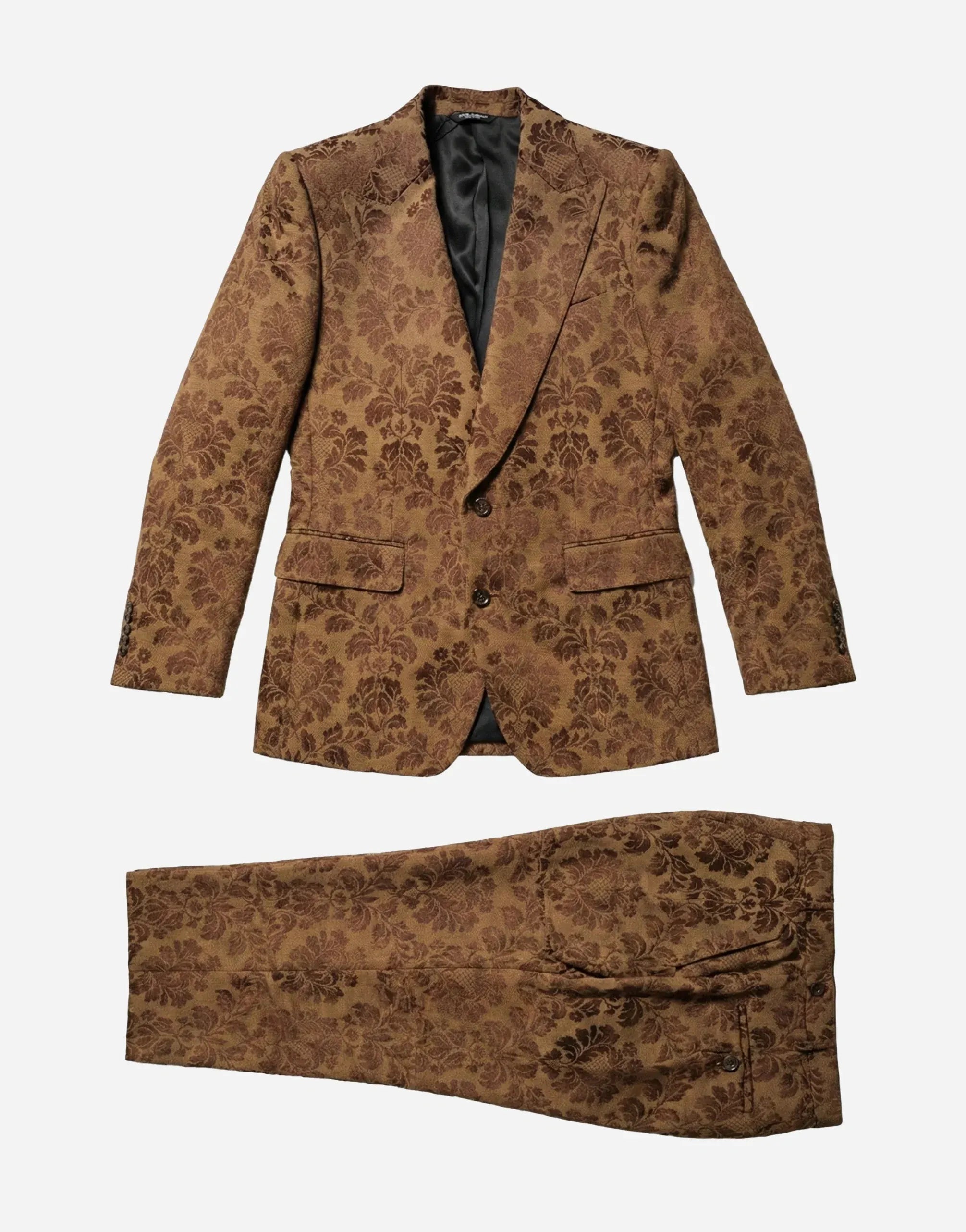 Dolce & Gabbana Floral Jacquard Sicilia-Fit Two-Piece Suit