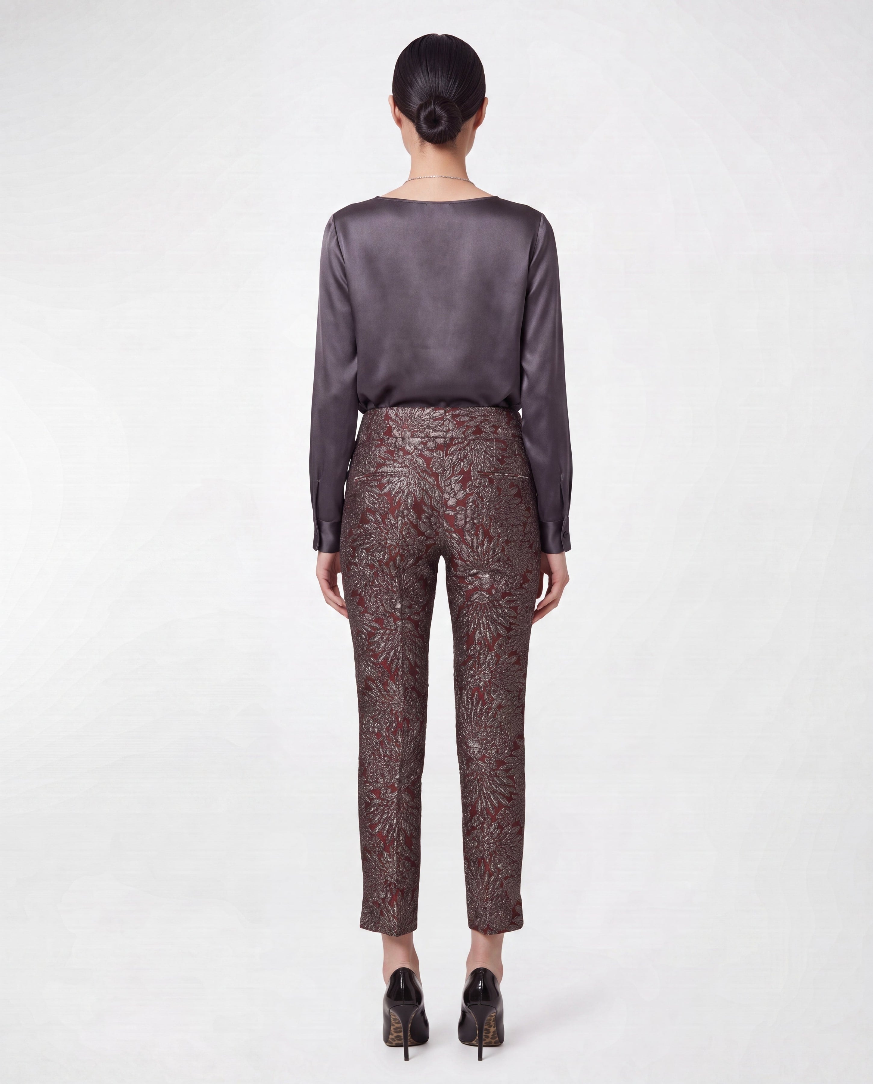 Dolce & Gabbana Floral Jacquard Trousers