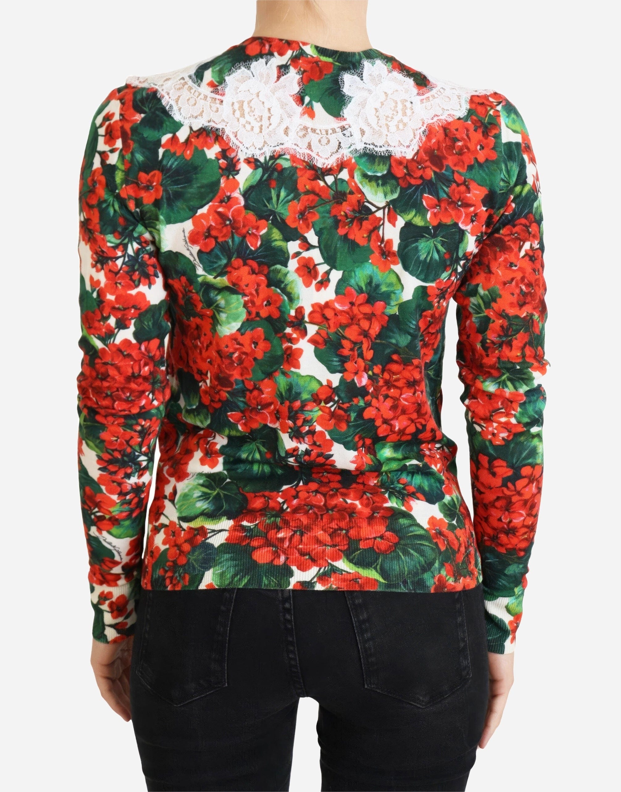 Dolce & Gabbana Floral Lace Button-Up Cardigan