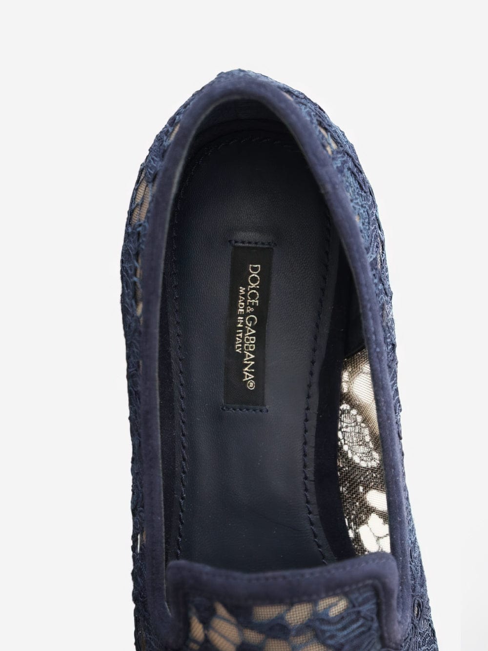 Mocassins de renda floral Dolce & Gabbana