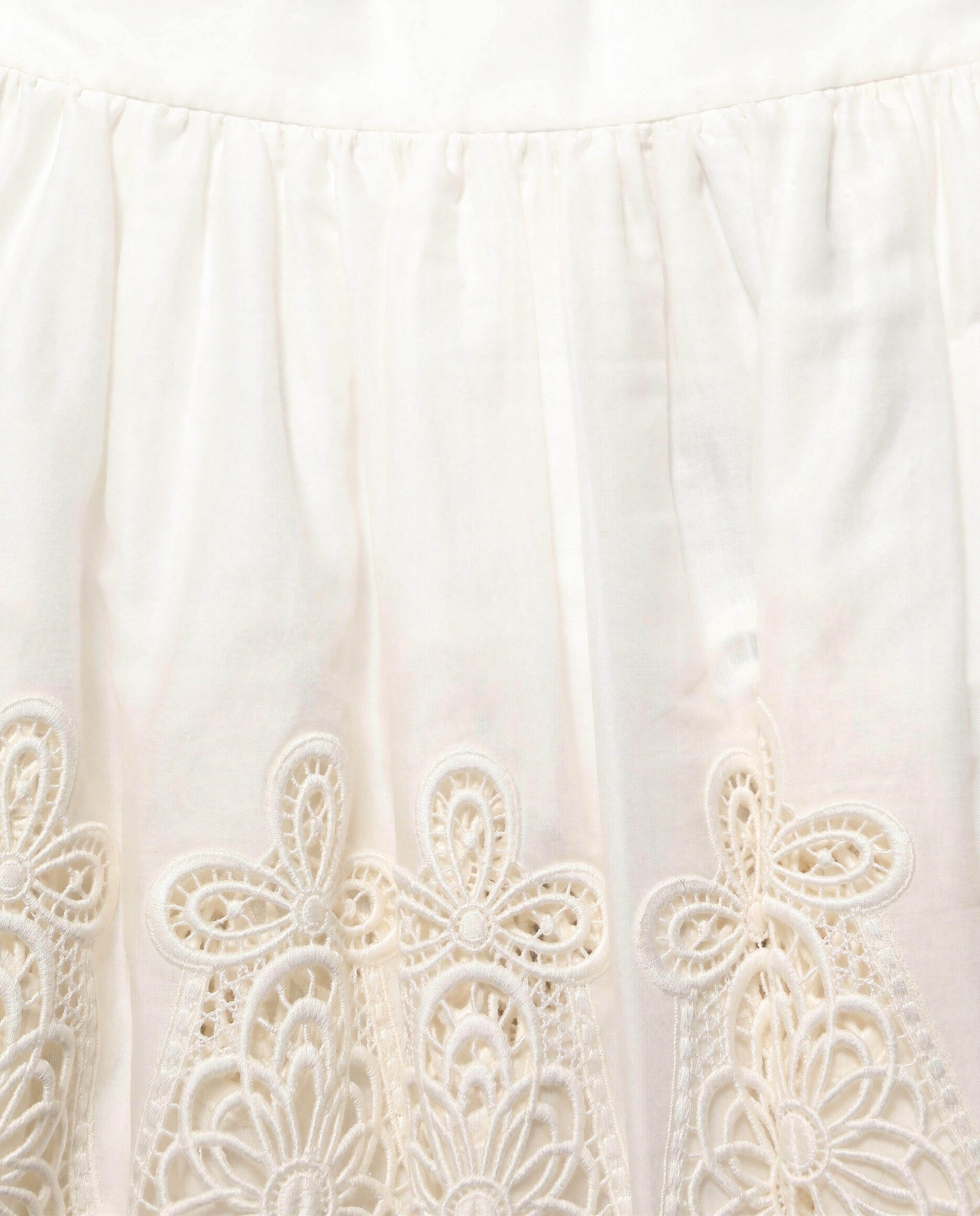 Dolce & Gabbana Dolce & Gabbana Floral Lace Tiered Mini Skirt
