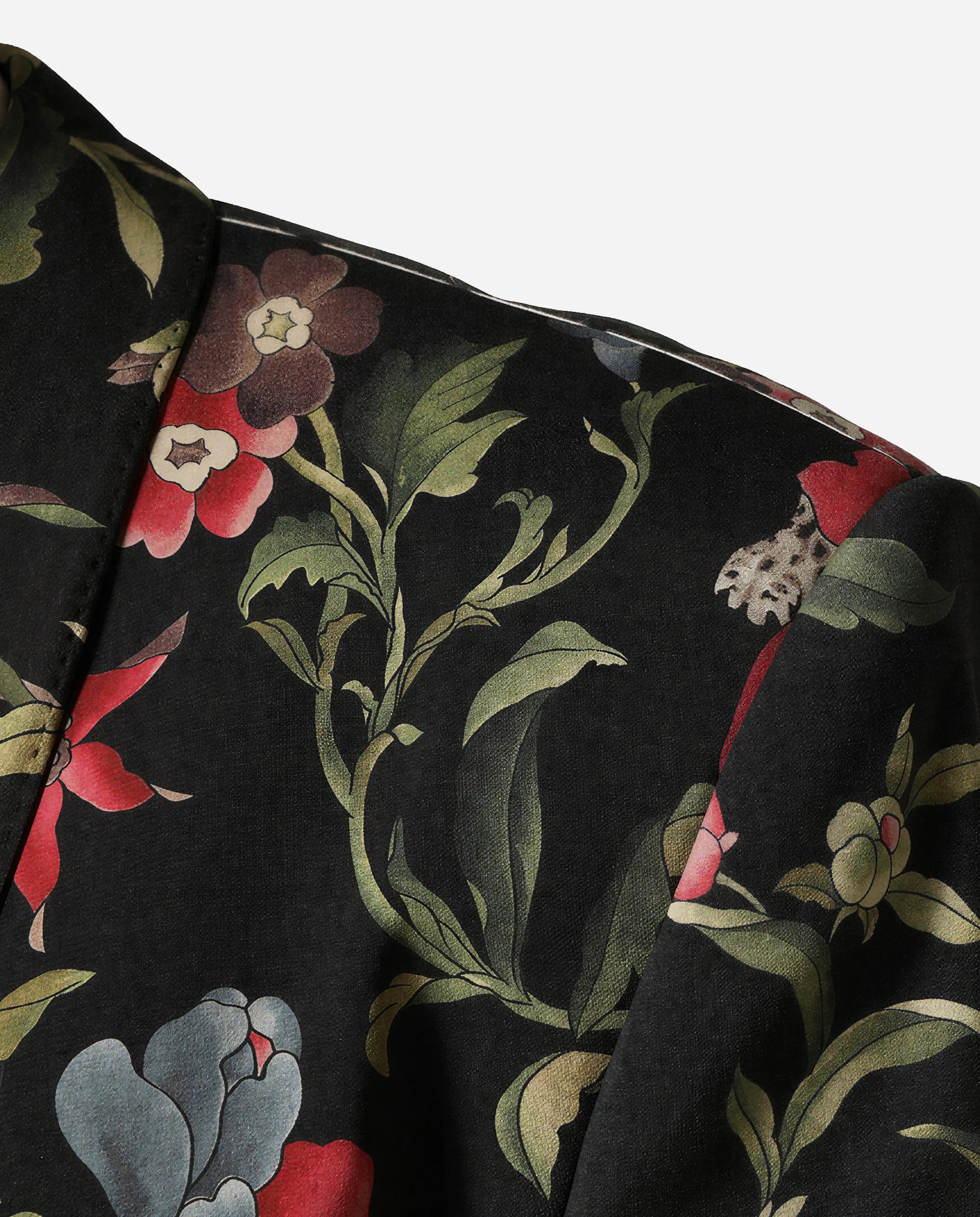 Dolce & Gabbana Dolce & Gabbana Floral Leopard Print Tailored Blazer