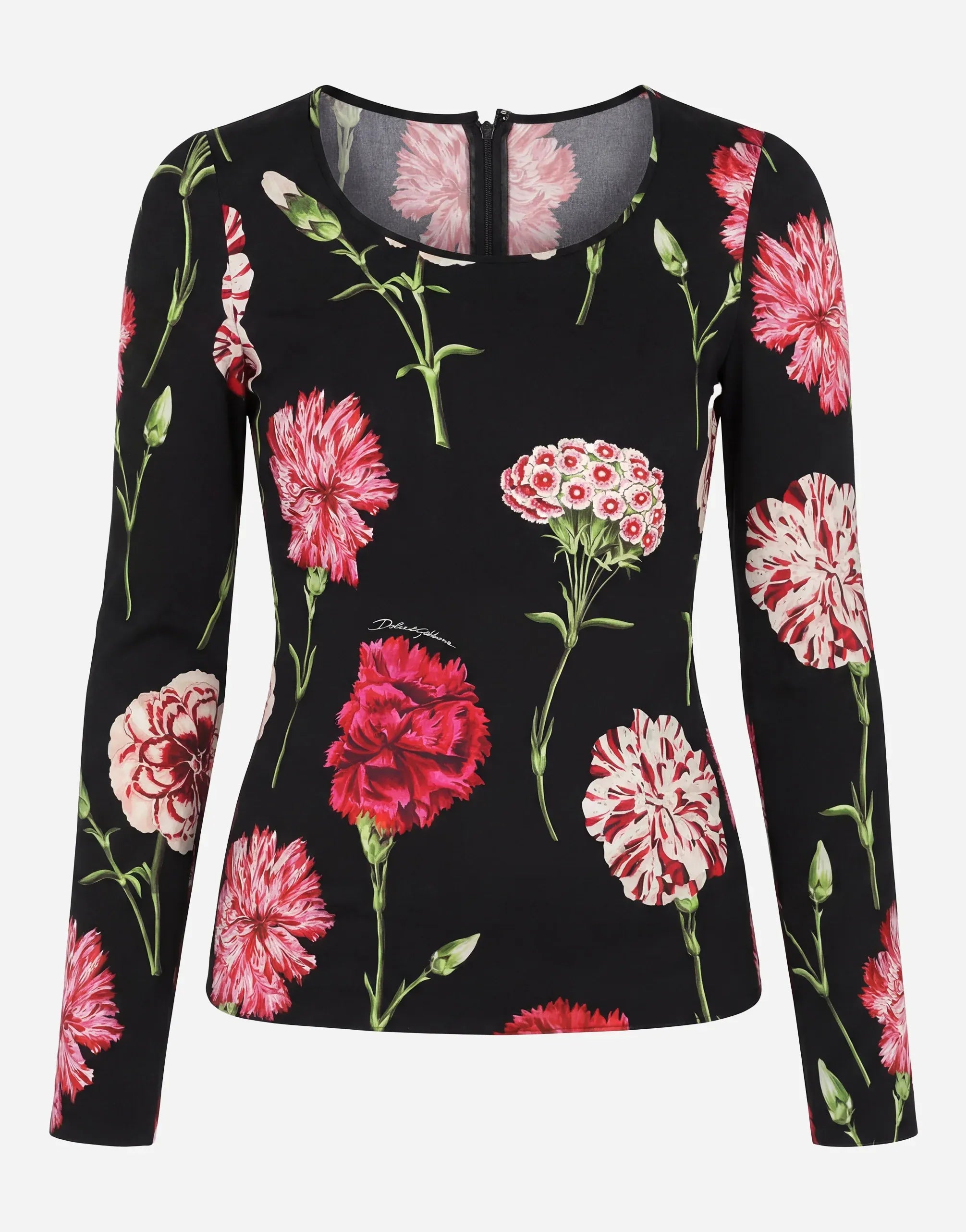 Dolce & Gabbana Floral Long Sleeve Top