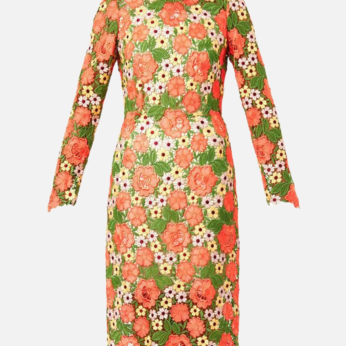 Dolce & Gabbana Multicolor Floral Embroidery Aline Mini Dress Dolce & Gabbana Multicolor Floral Embroidery Aline Mini Dress