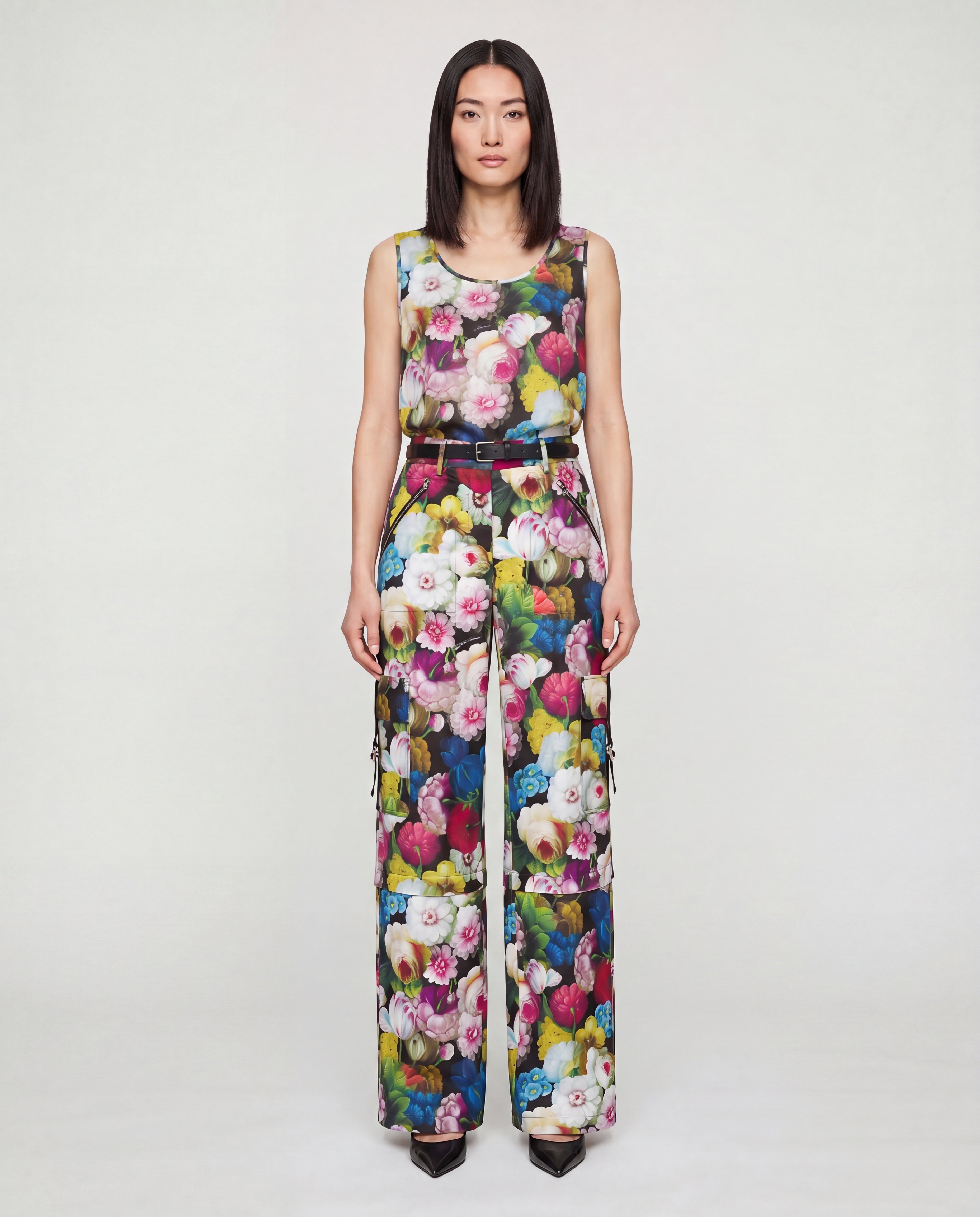 Dolce & Gabbana Floral Print Cargo Trousers - alternate view
