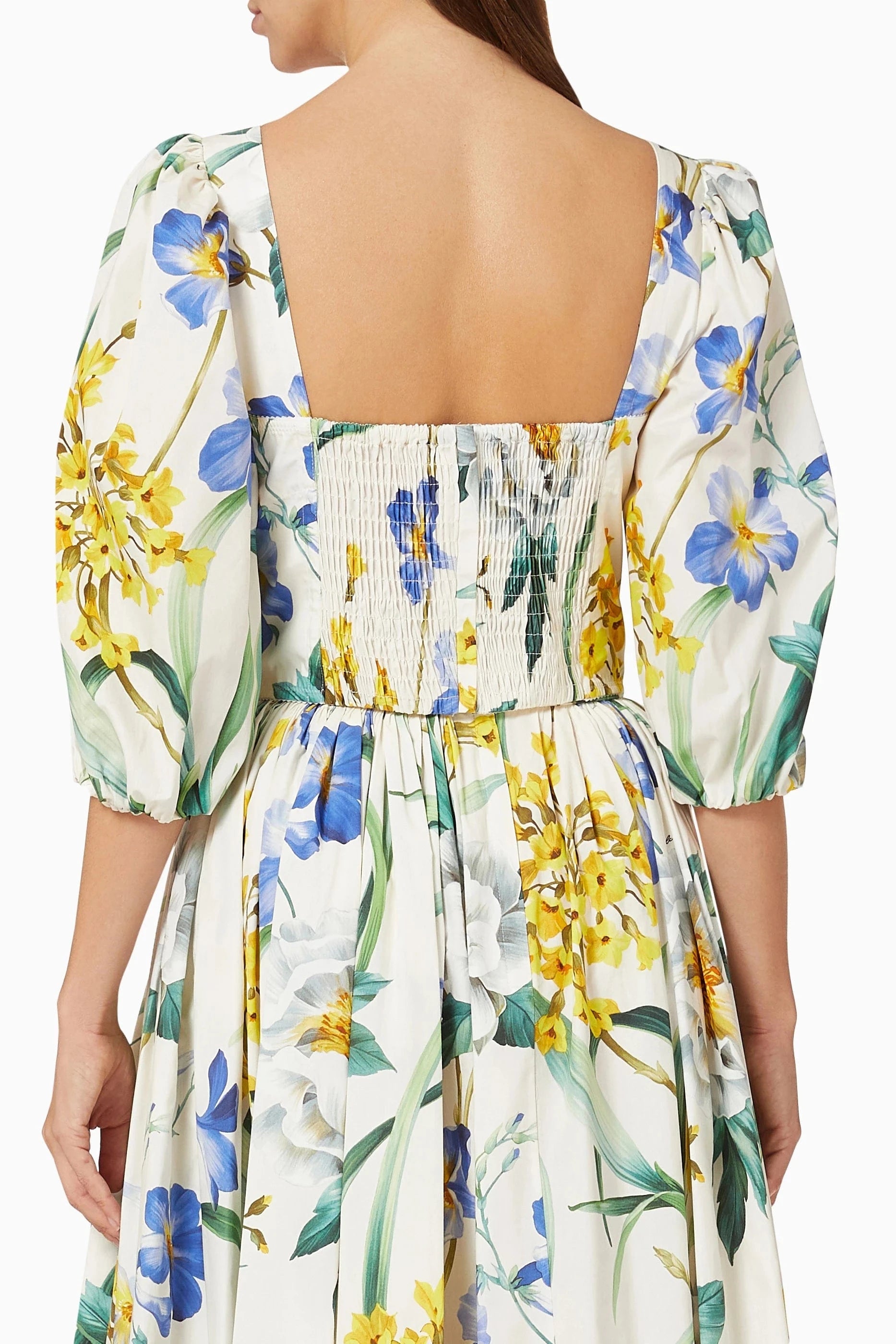 Dolce & Gabbana Floral-Print Cropped Blouse