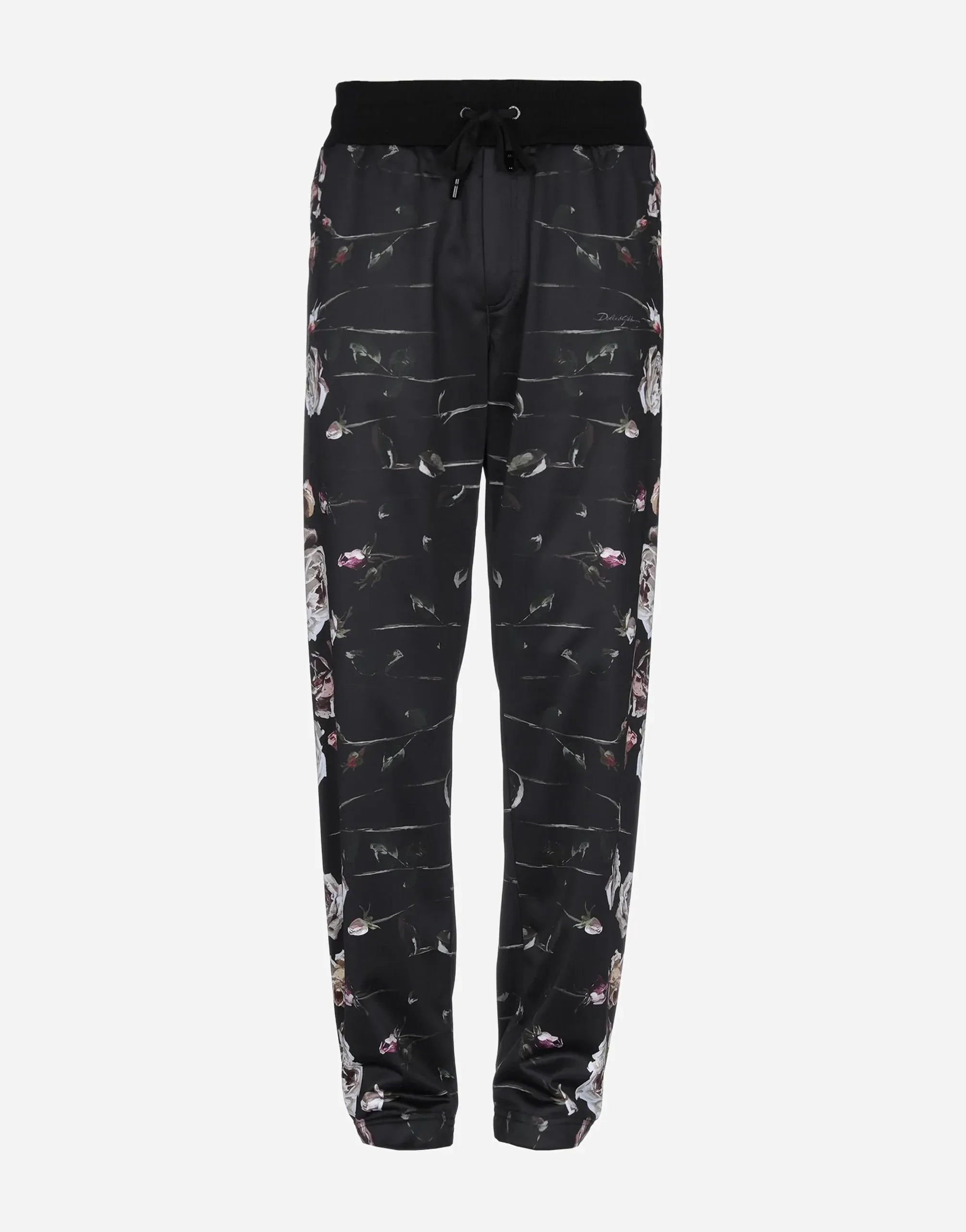 Dolce & Gabbana Floral Print Drawstring Trousers