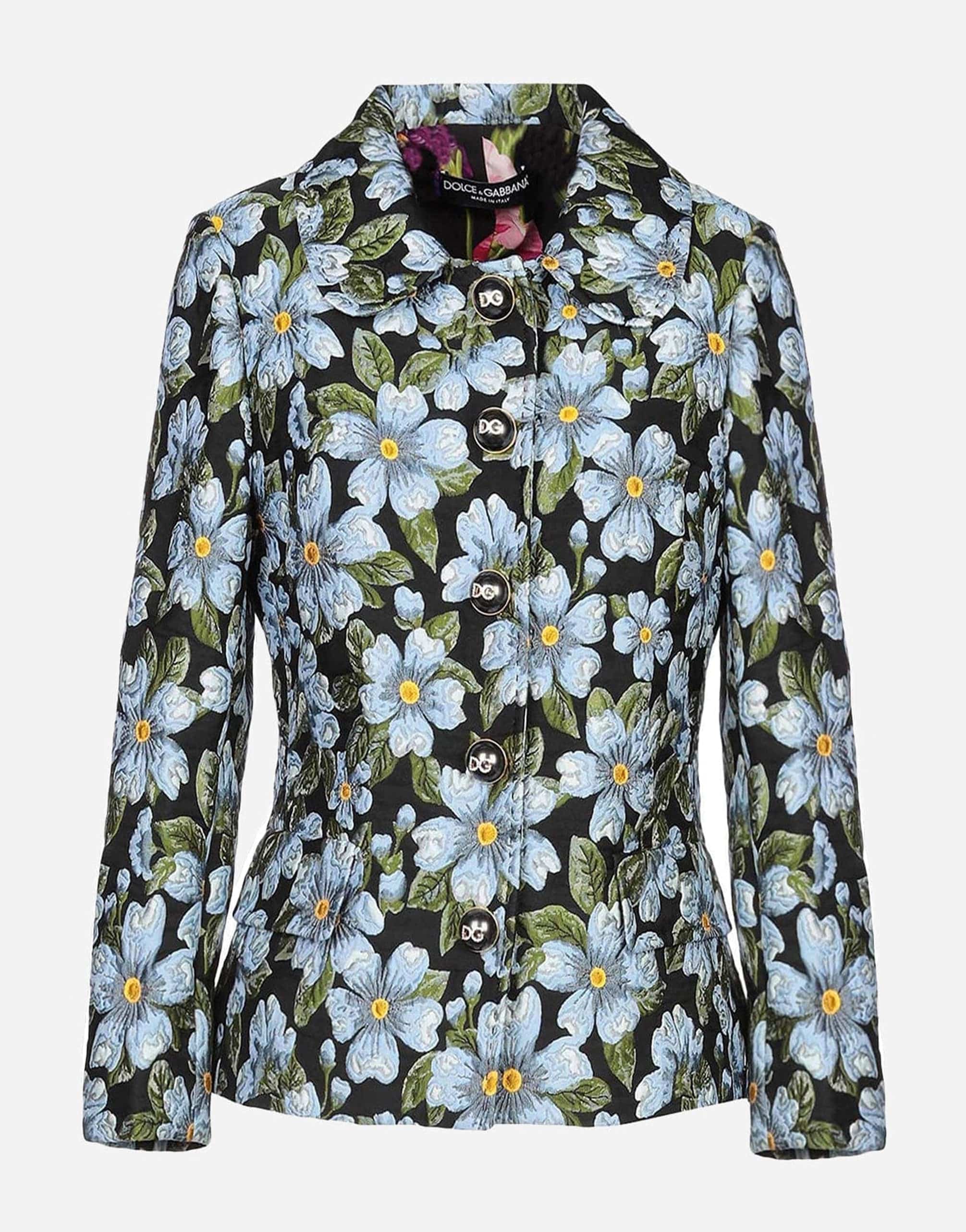 Dolce & Gabbana Floral-Print Jacket