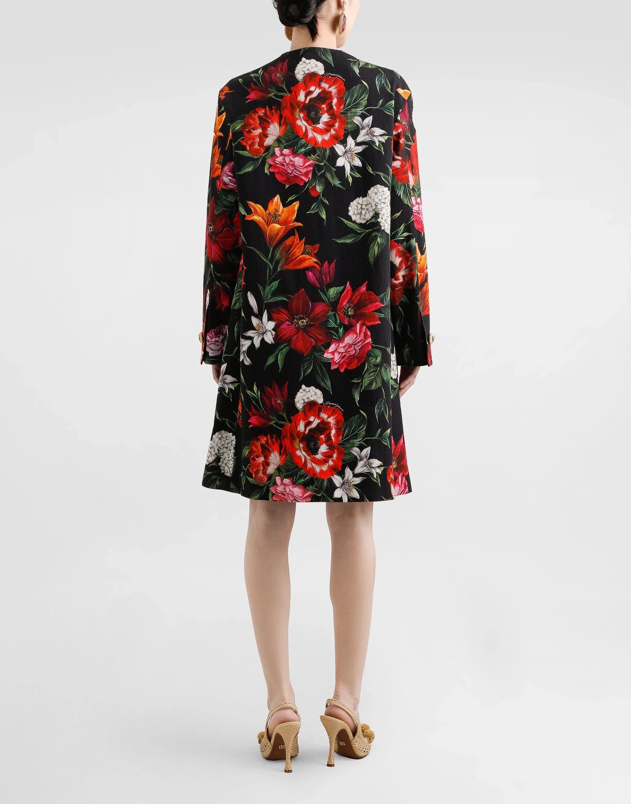 Dolce & Gabbana Floral-Print Mini Dress
