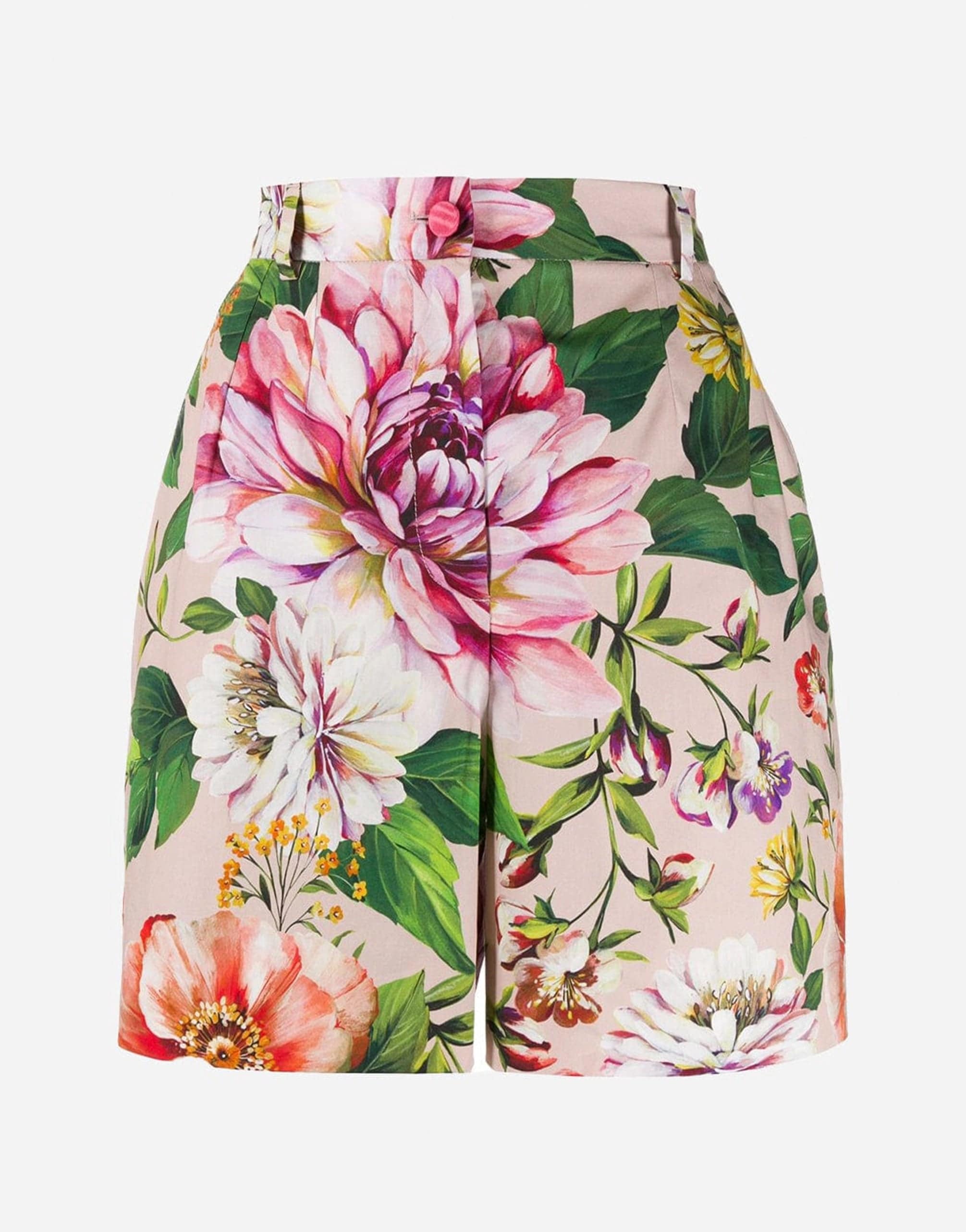 Dolce & Gabbana Floral-Print Mini Shorts