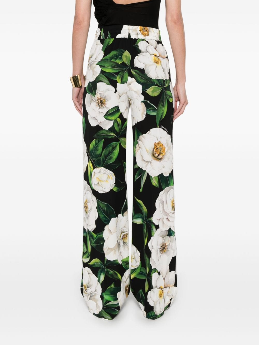 Dolce & Gabbana Floral-Print Pants