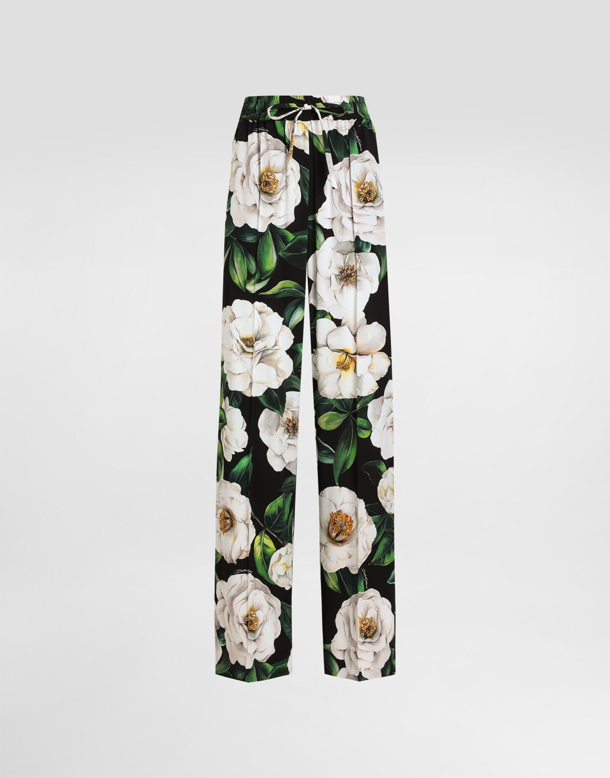 Dolce & Gabbana Floral-Print Pants