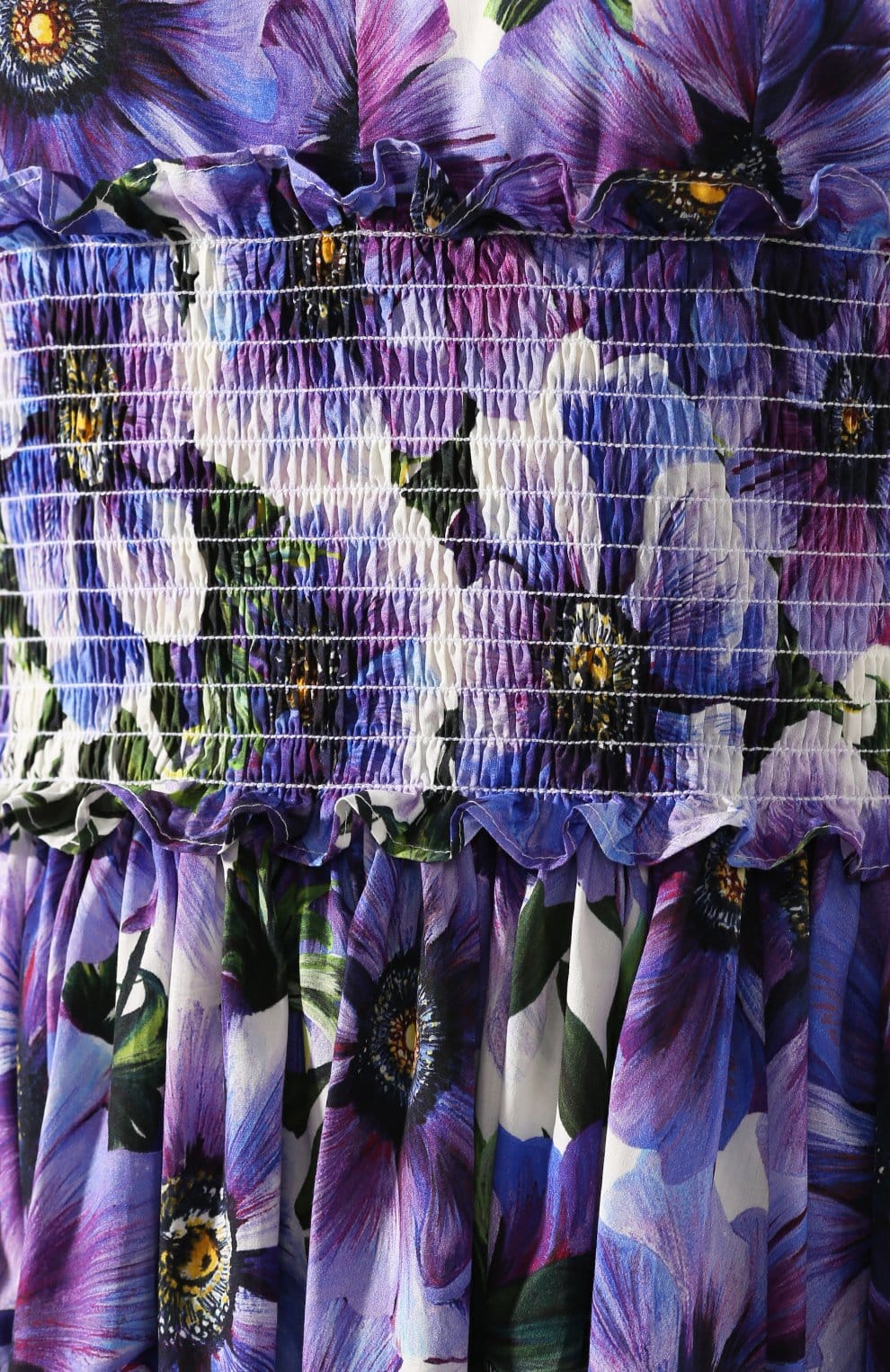 Dolce & Gabbana Floral-Print Poplin Cotton Dress