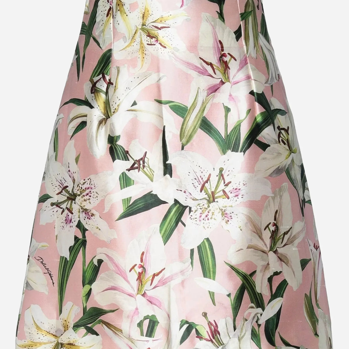 Dolce & Gabbana 花柄シャンタンシルク ミニスカート | Sendegaro JP