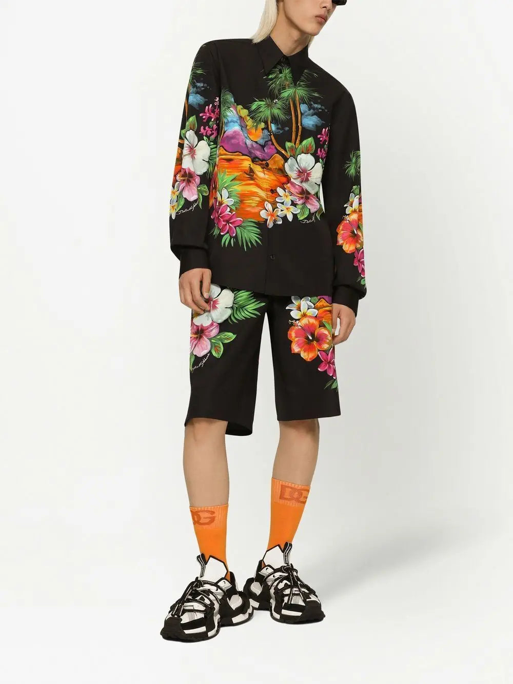 Dolce & Gabbana Bermudas con estampado floral - alternate view