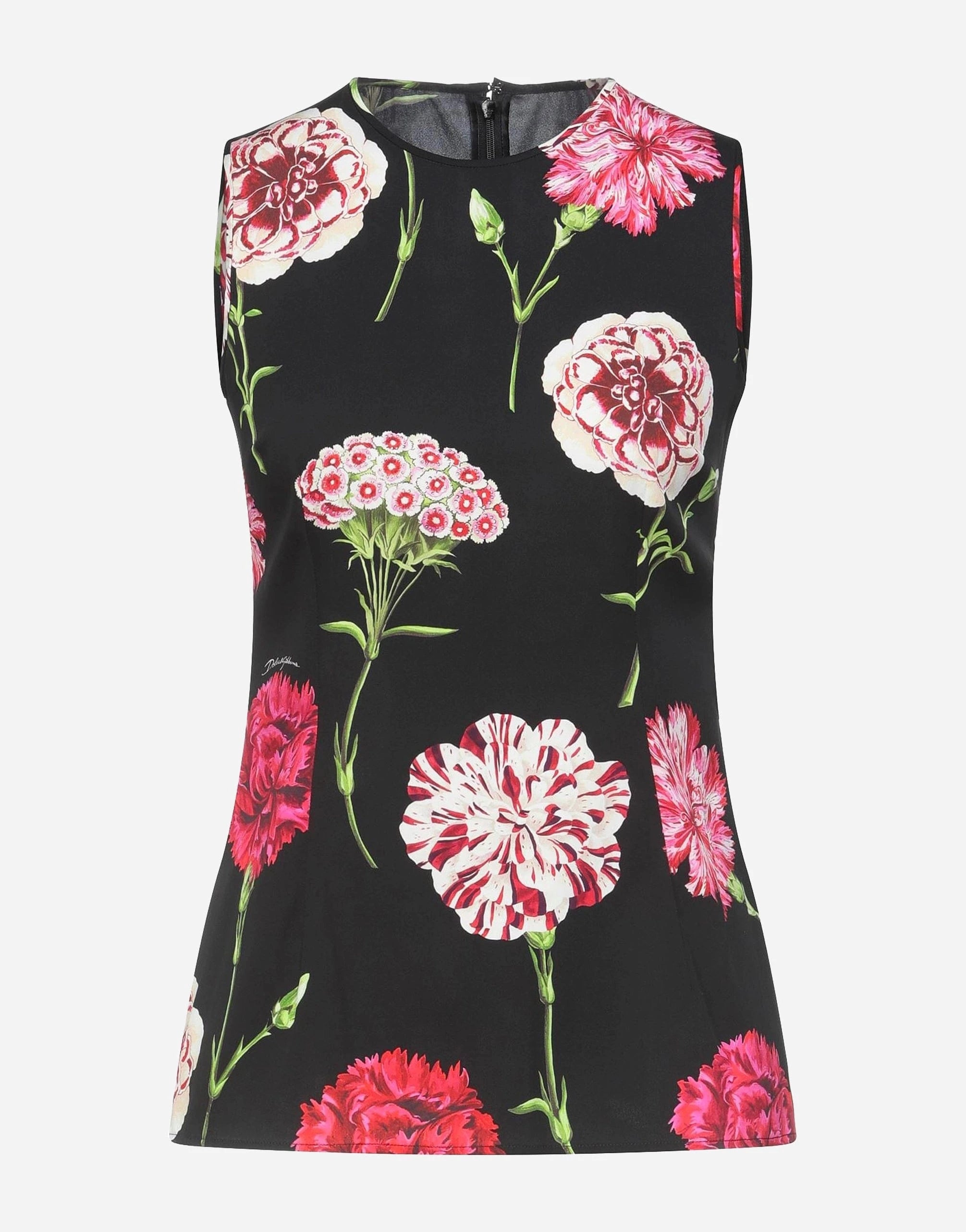 Dolce & Gabbana Floral-Print Sleeveless Top