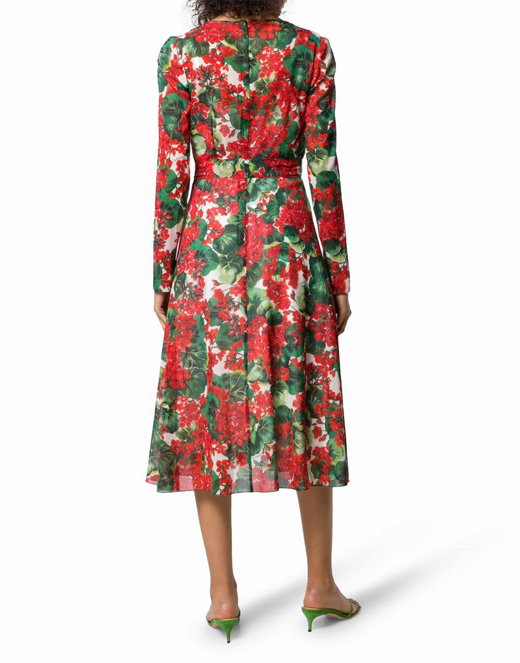 Dolce & Gabbana Floral Print Wrap Dress