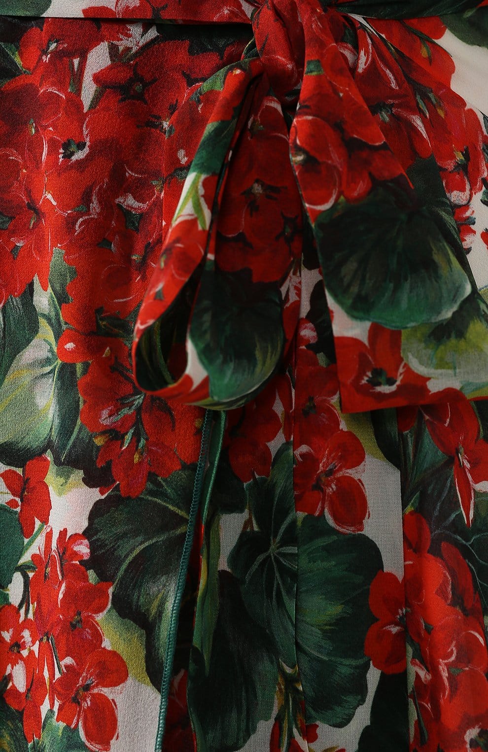 Dolce & Gabbana Floral-Print Wrap Midi Dress