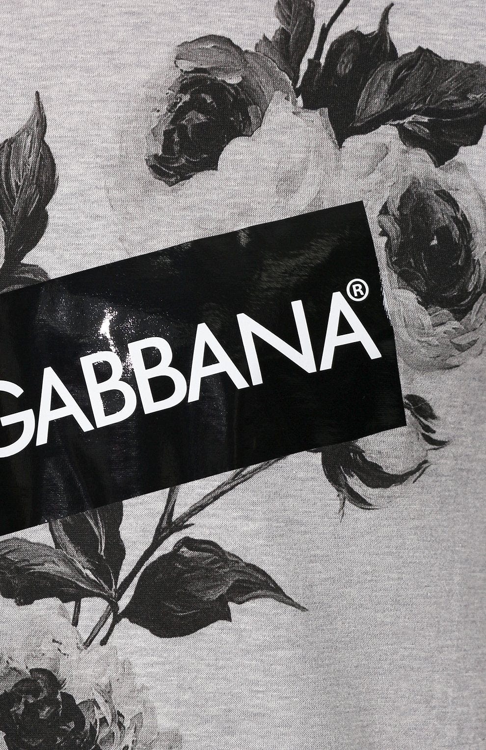 Dolce & Gabbana Floral Printed Cotton-Jersey T-Shirt