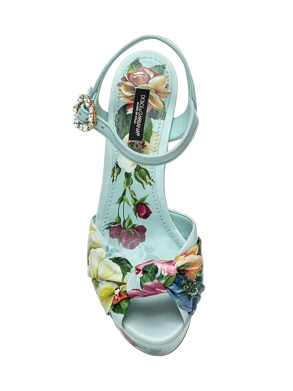 Dolce & Gabbana Floral Wedge Sandals