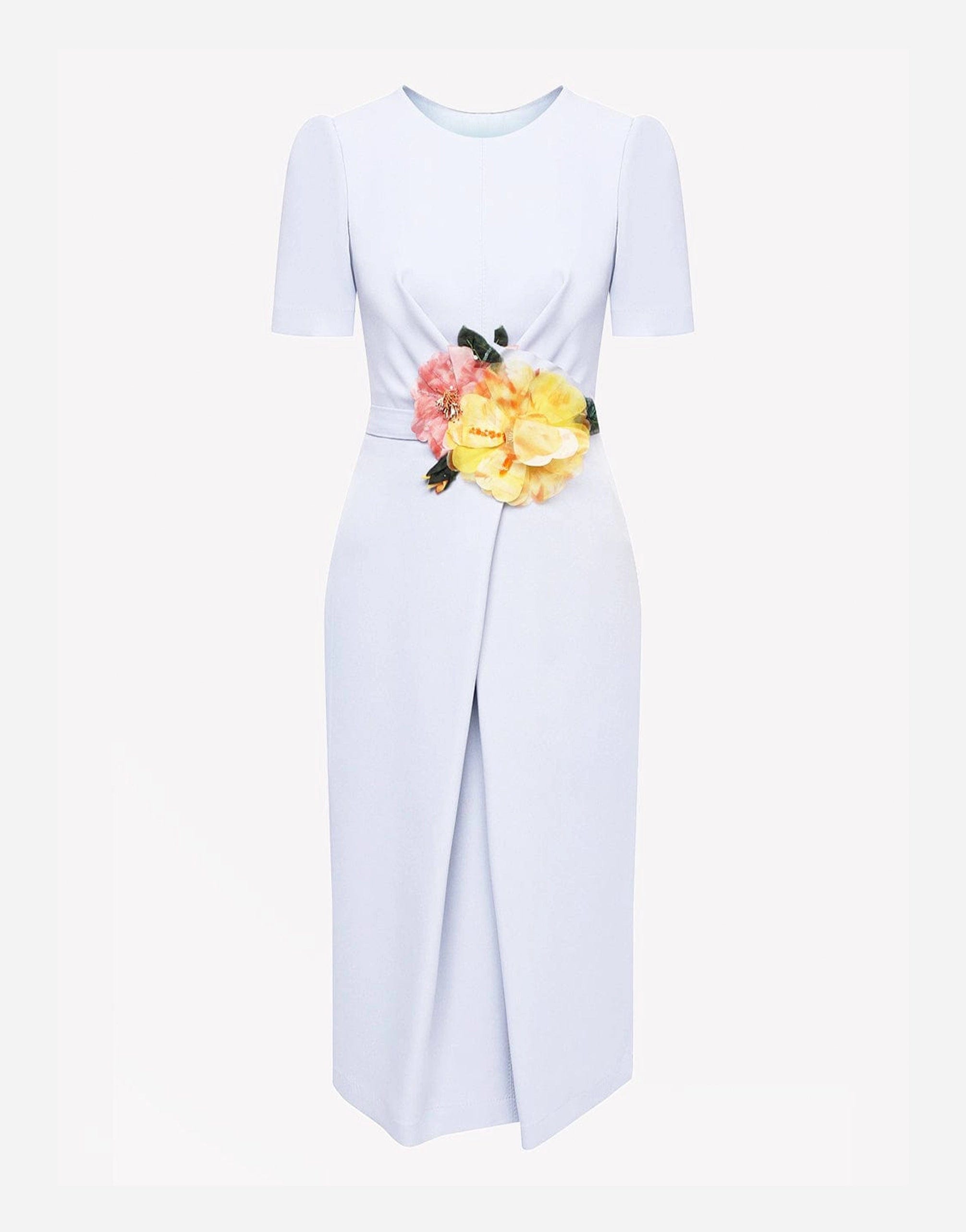 Dolce & Gabbana Flower Embellished Cady Dress