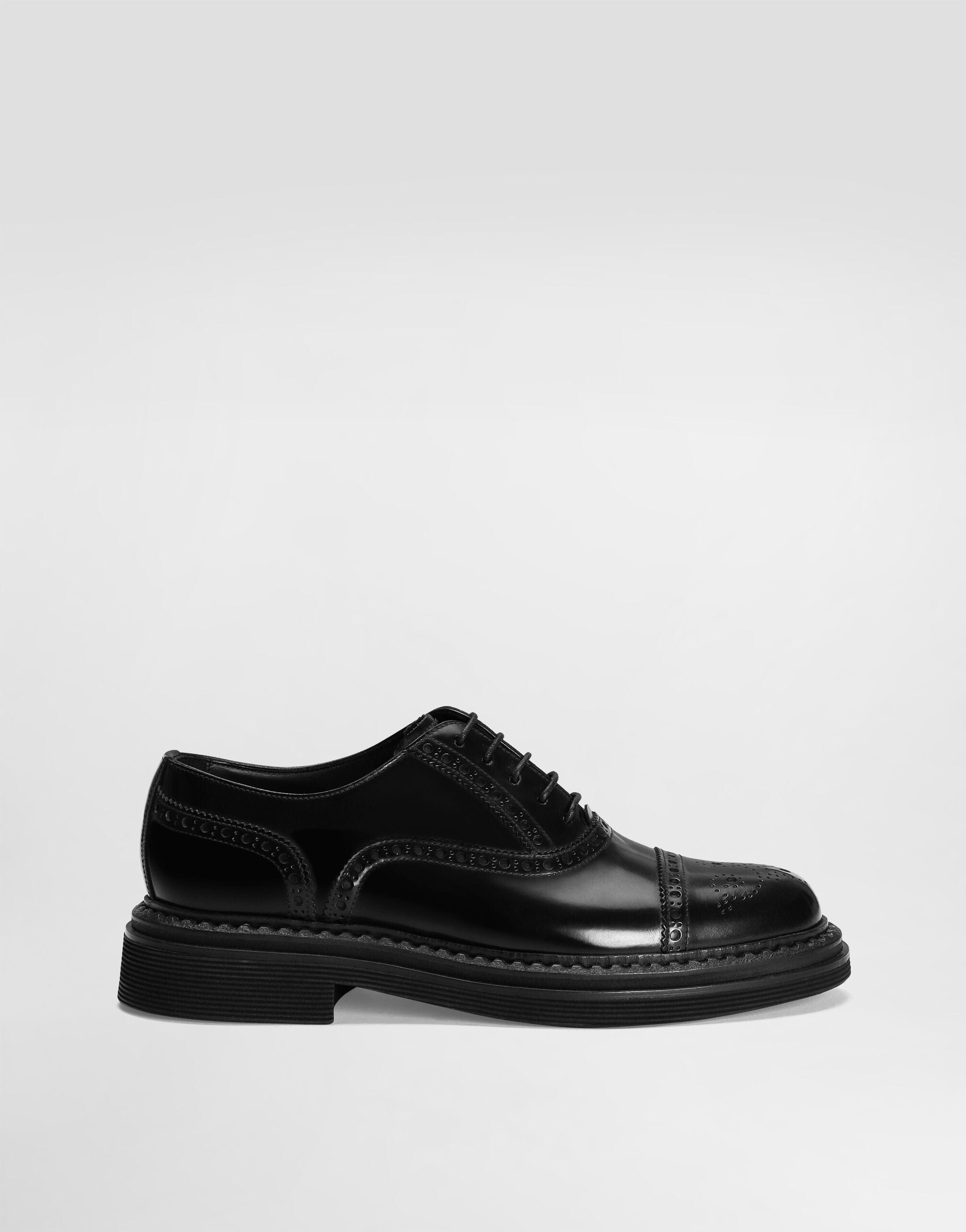 Dolce & Gabbana Francesina Leather Derby Shoes