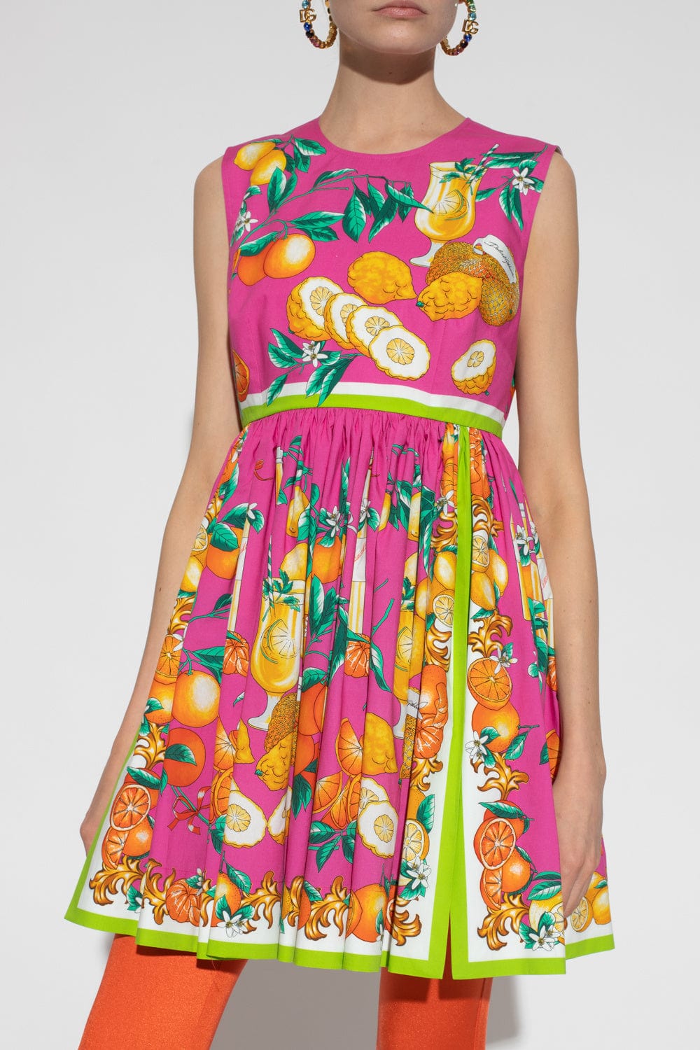 Dolce & Gabbana Fruit Print Minidress | Sendegaro Dolce & Gabbana Fruit Print Minidress | Sendegaro