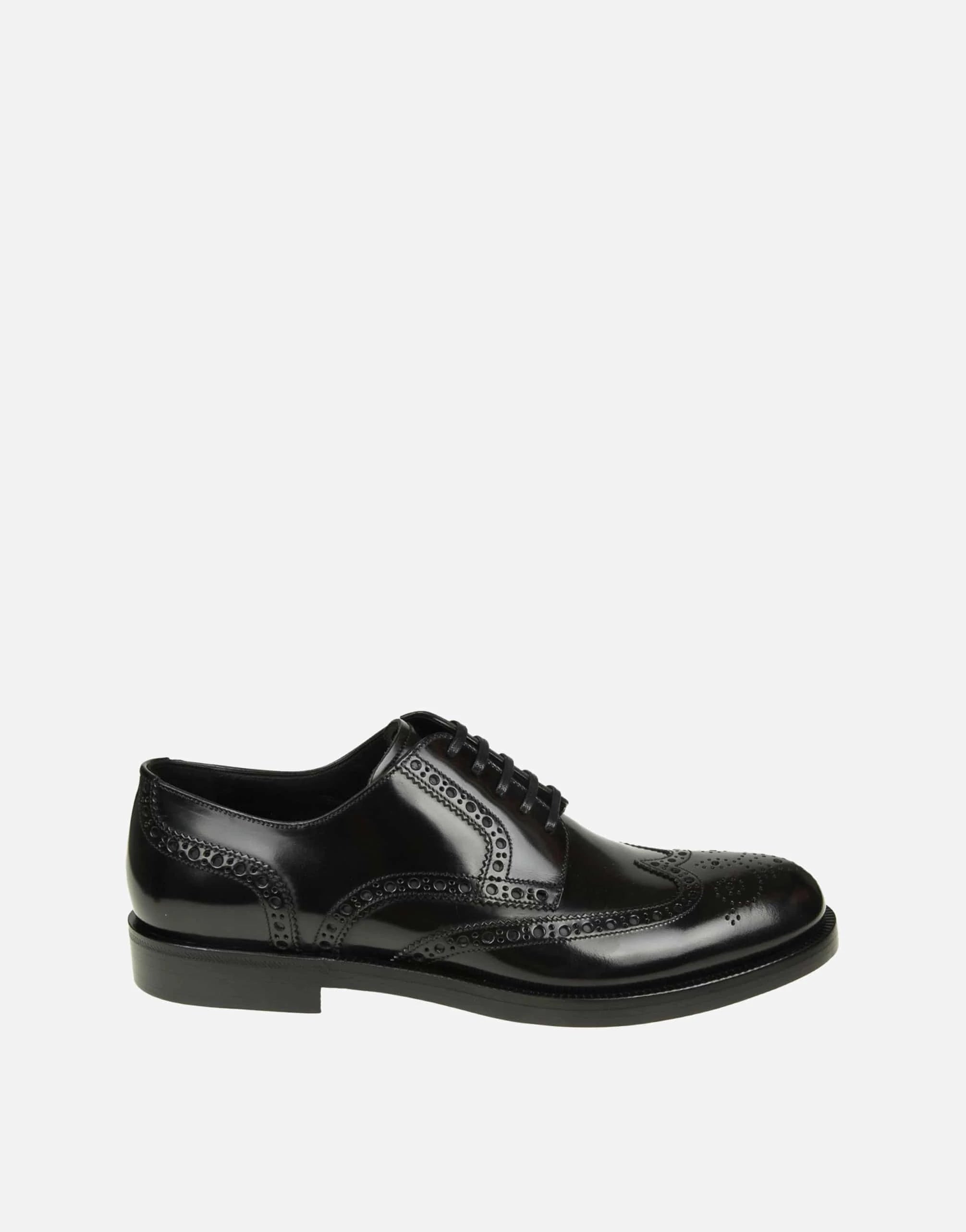 Dolce & Gabbana Full Brogue Leather Derby Shoes